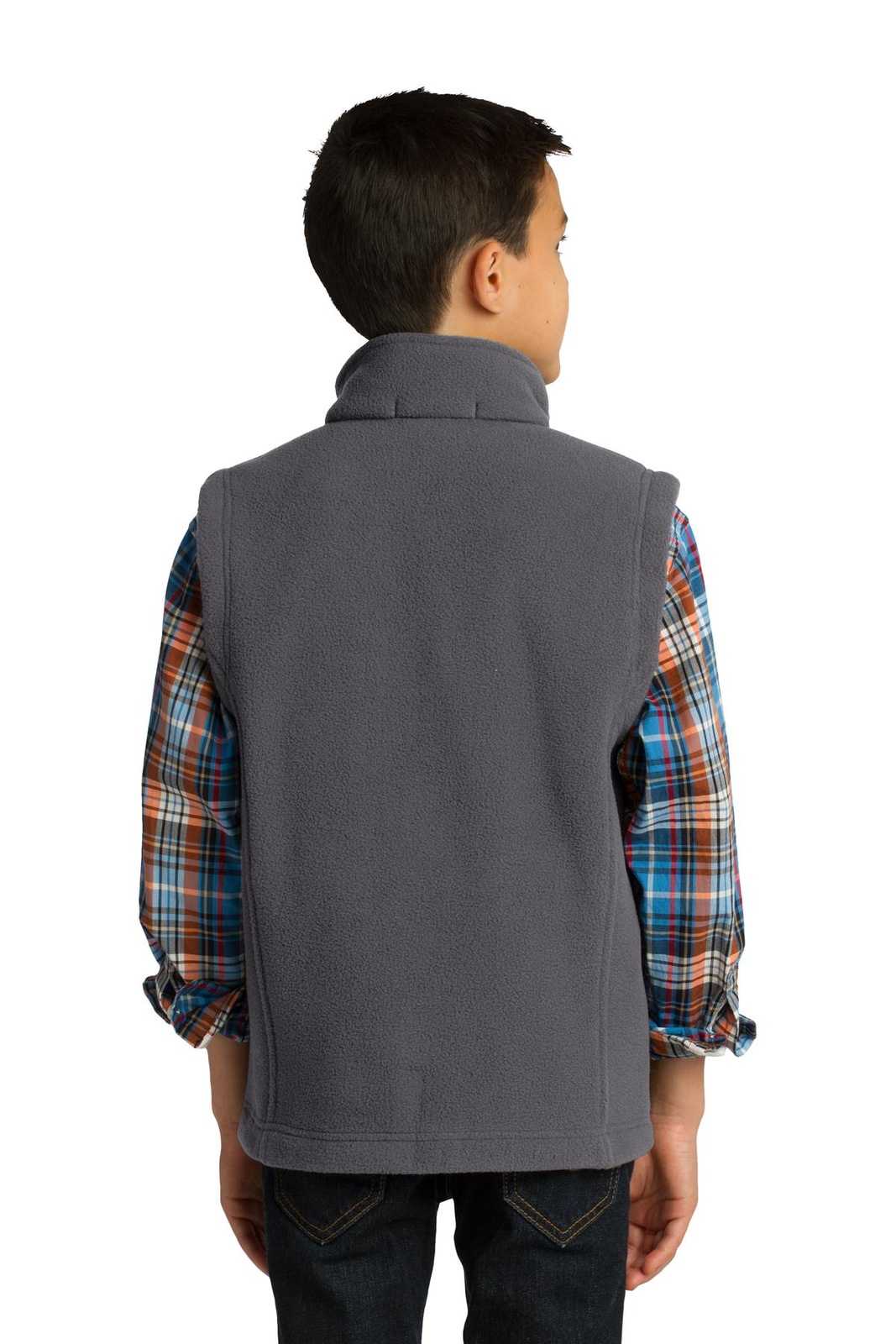 Port Authority Y219 Youth Value Fleece Vest - Iron Gray - HIT a Double - 2