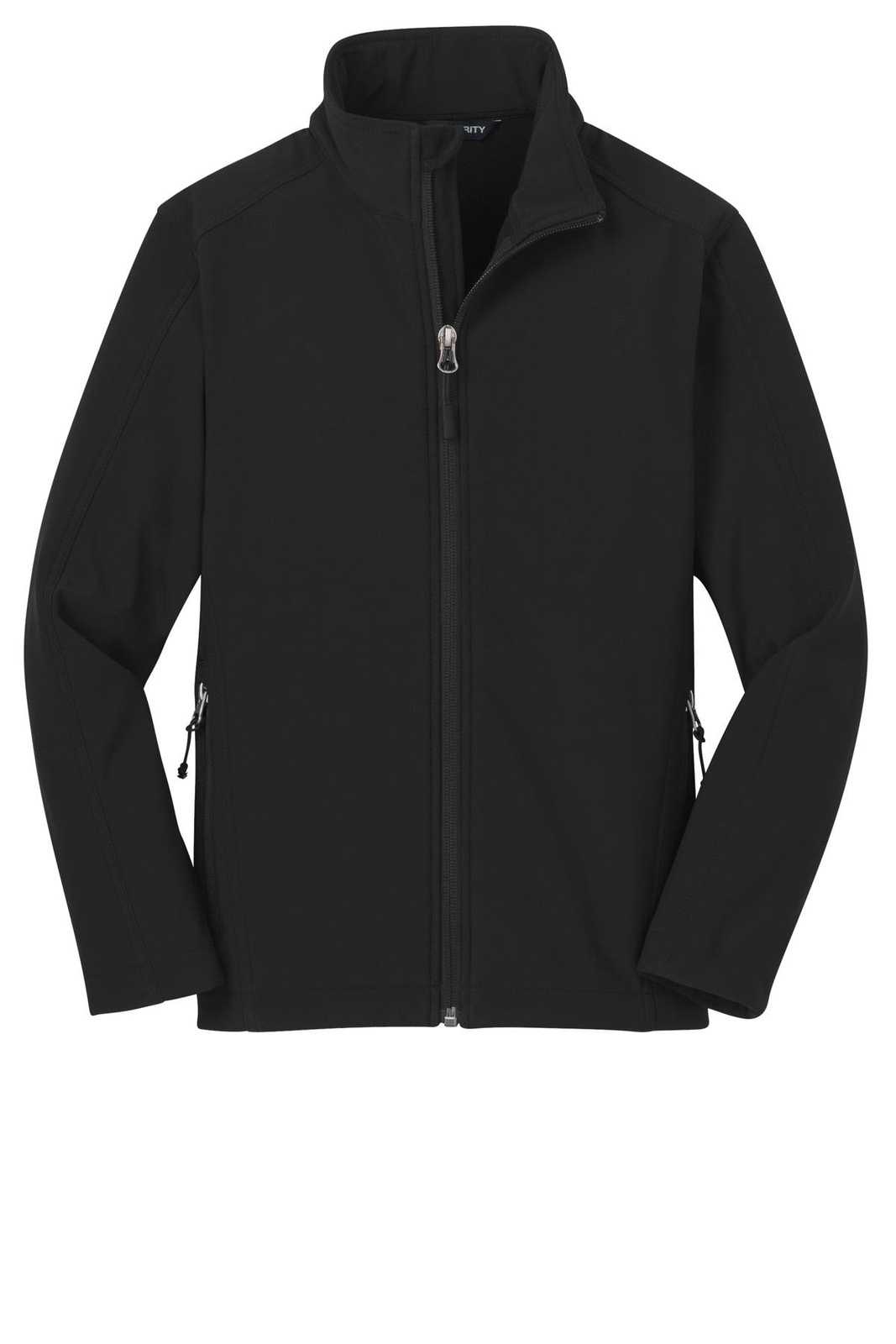 Port Authority Y317 Youth Core Soft Shell Jacket - Black - HIT a Double - 5