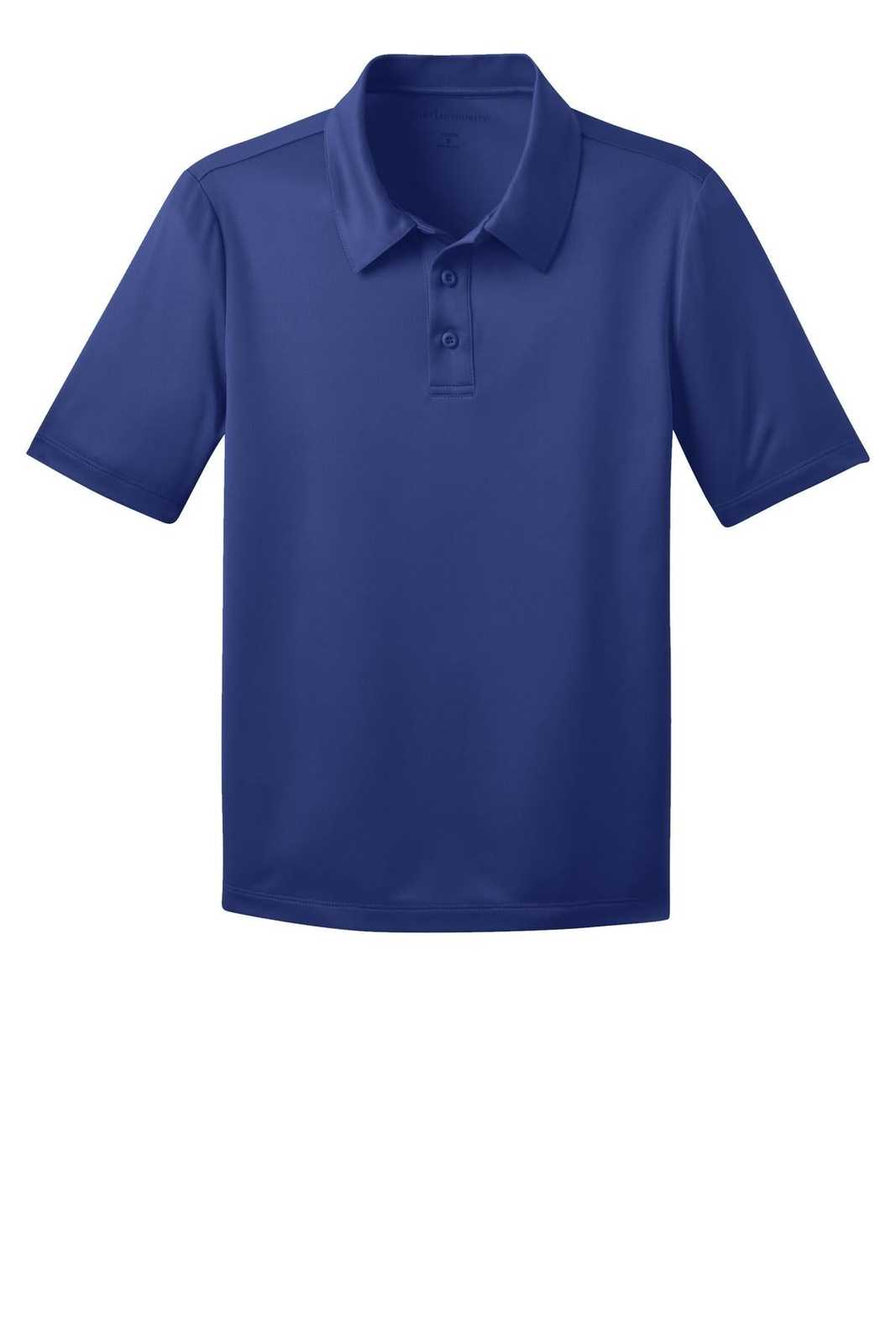 Port Authority Y540 Youth Silk Touch Performance Polo - Royal - HIT a Double - 5