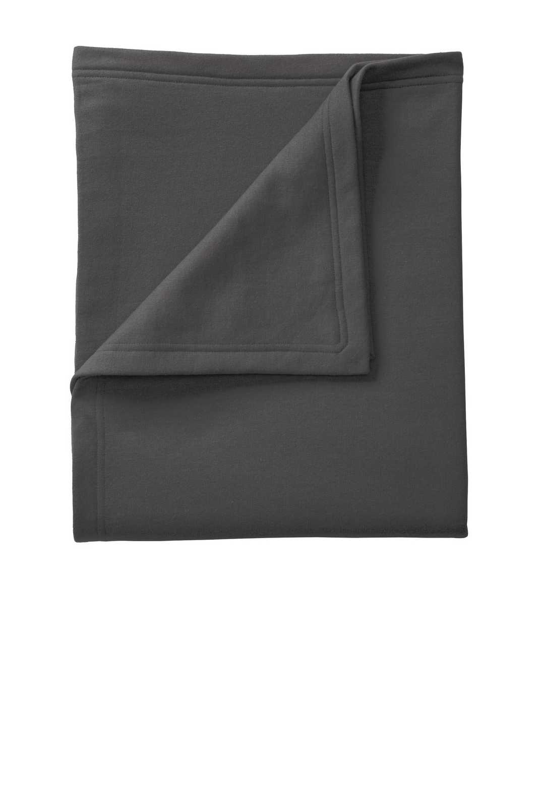Port &amp; Company BP78 Core Fleece Sweatshirt Blanket - Charcoal - HIT a Double - 1