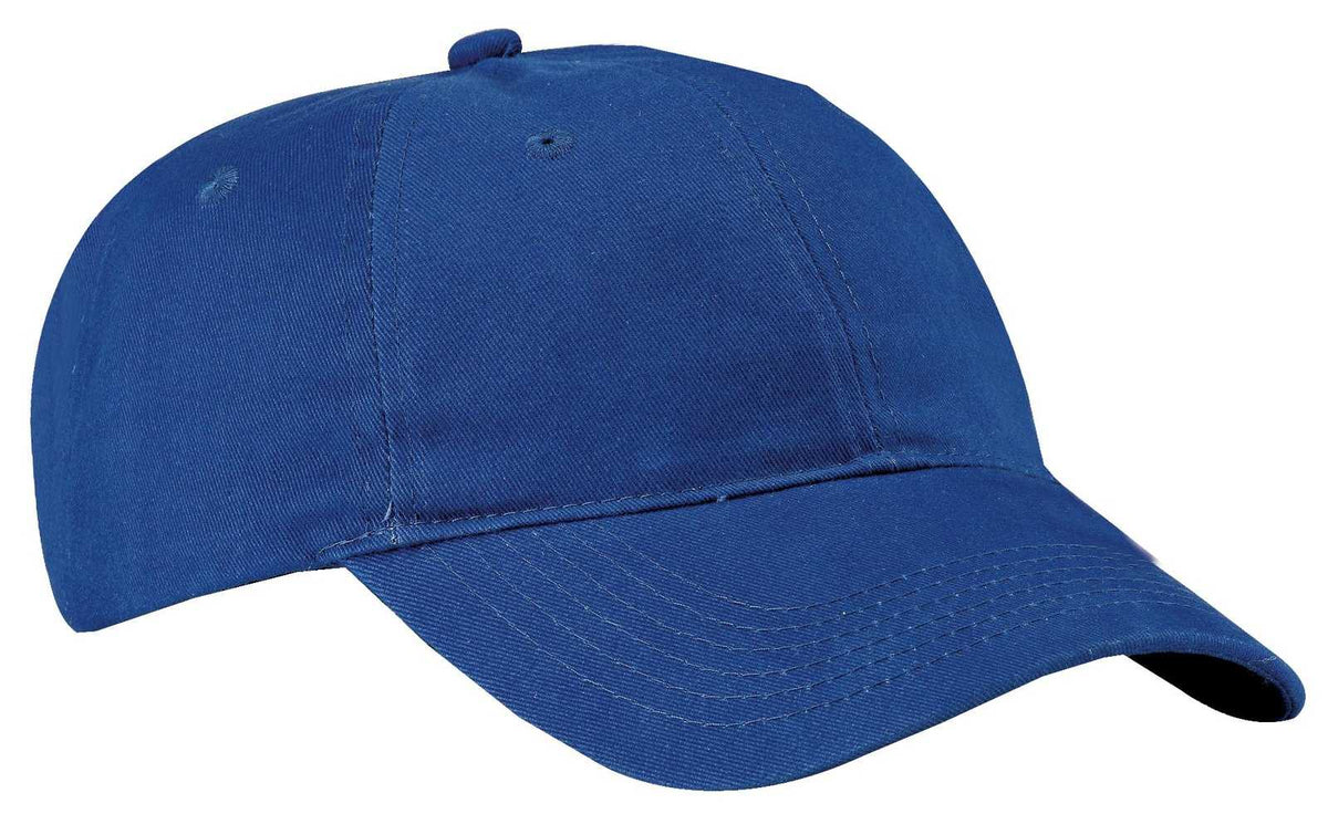 Port &amp; Company CP77 Brushed Twill Low Profile Cap - Royal - HIT a Double - 1
