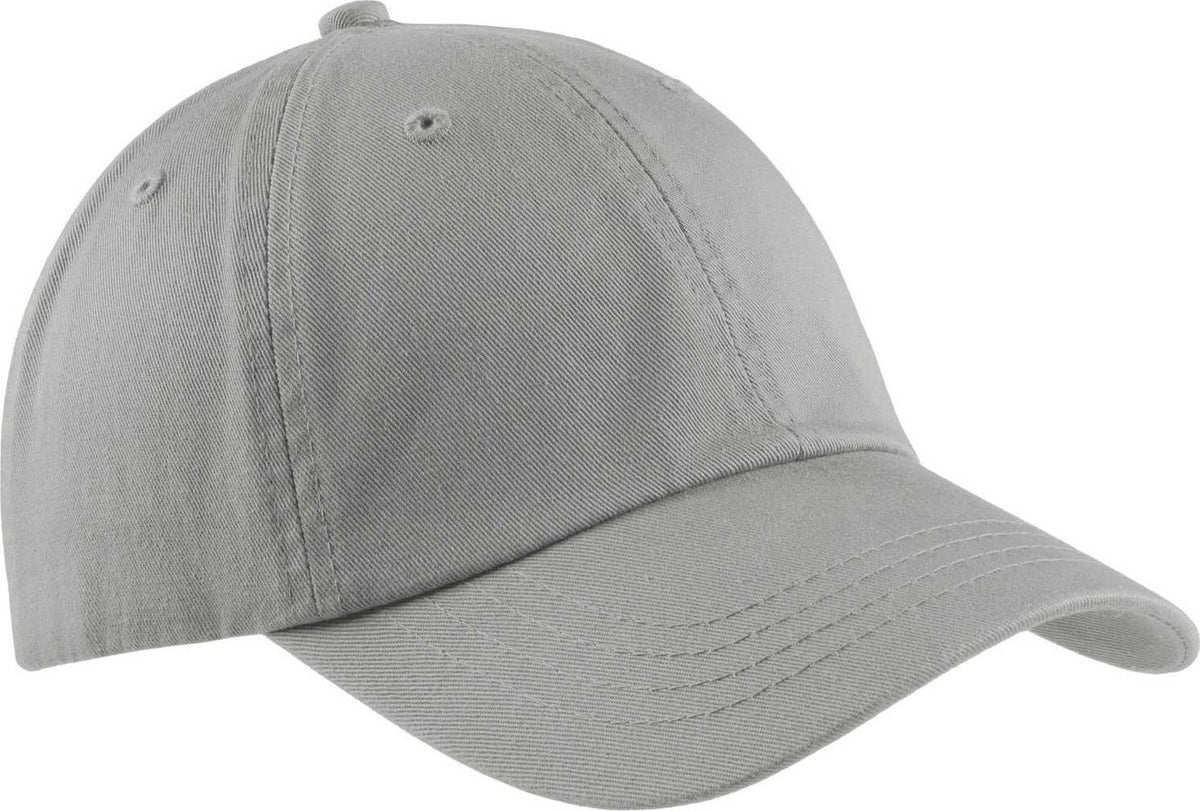 Port &amp; Company CP78 Washed Twill Cap - Chrome - HIT a Double - 1