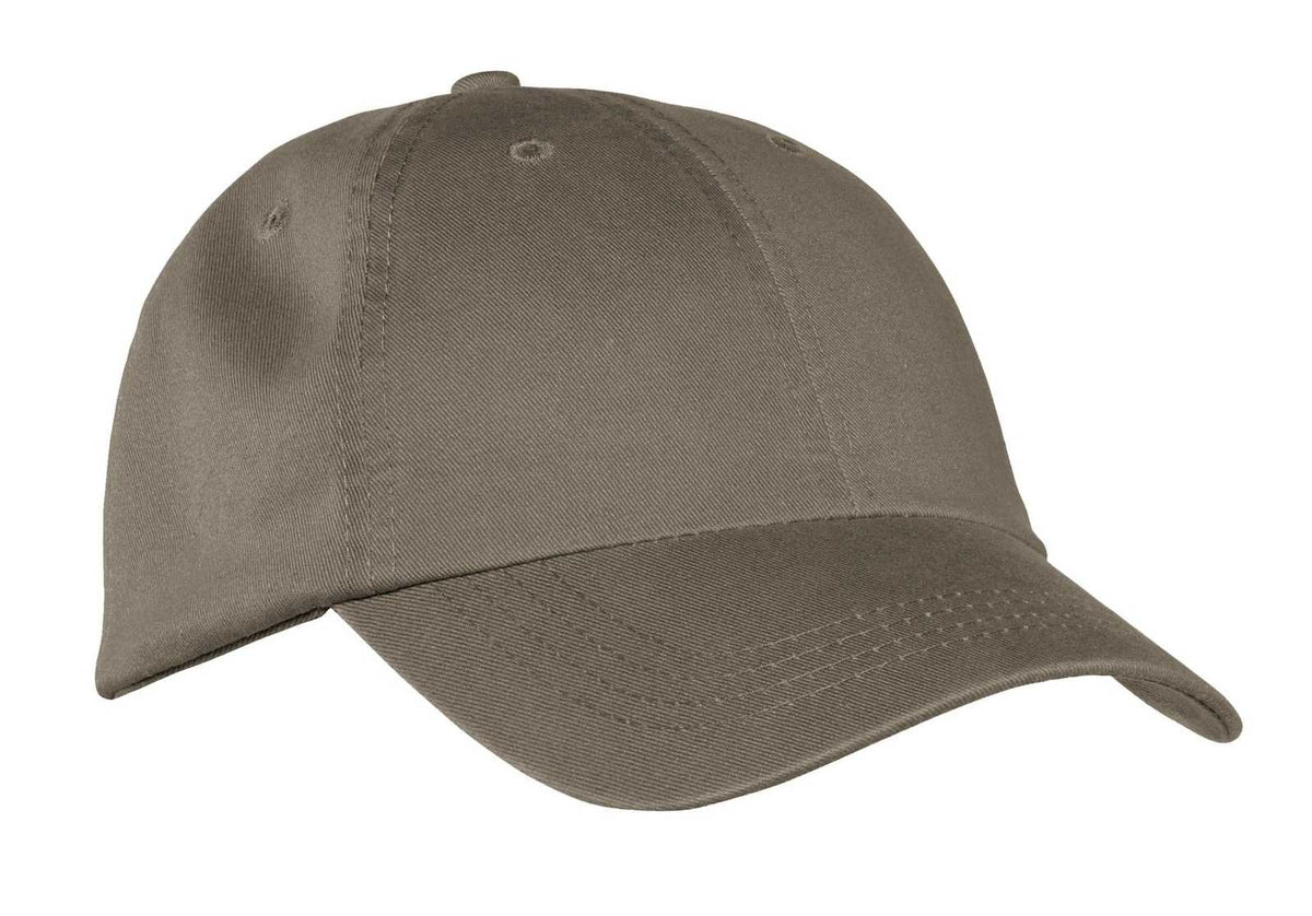 Port &amp; Company CP78 Washed Twill Cap - Driftwood - HIT a Double - 1