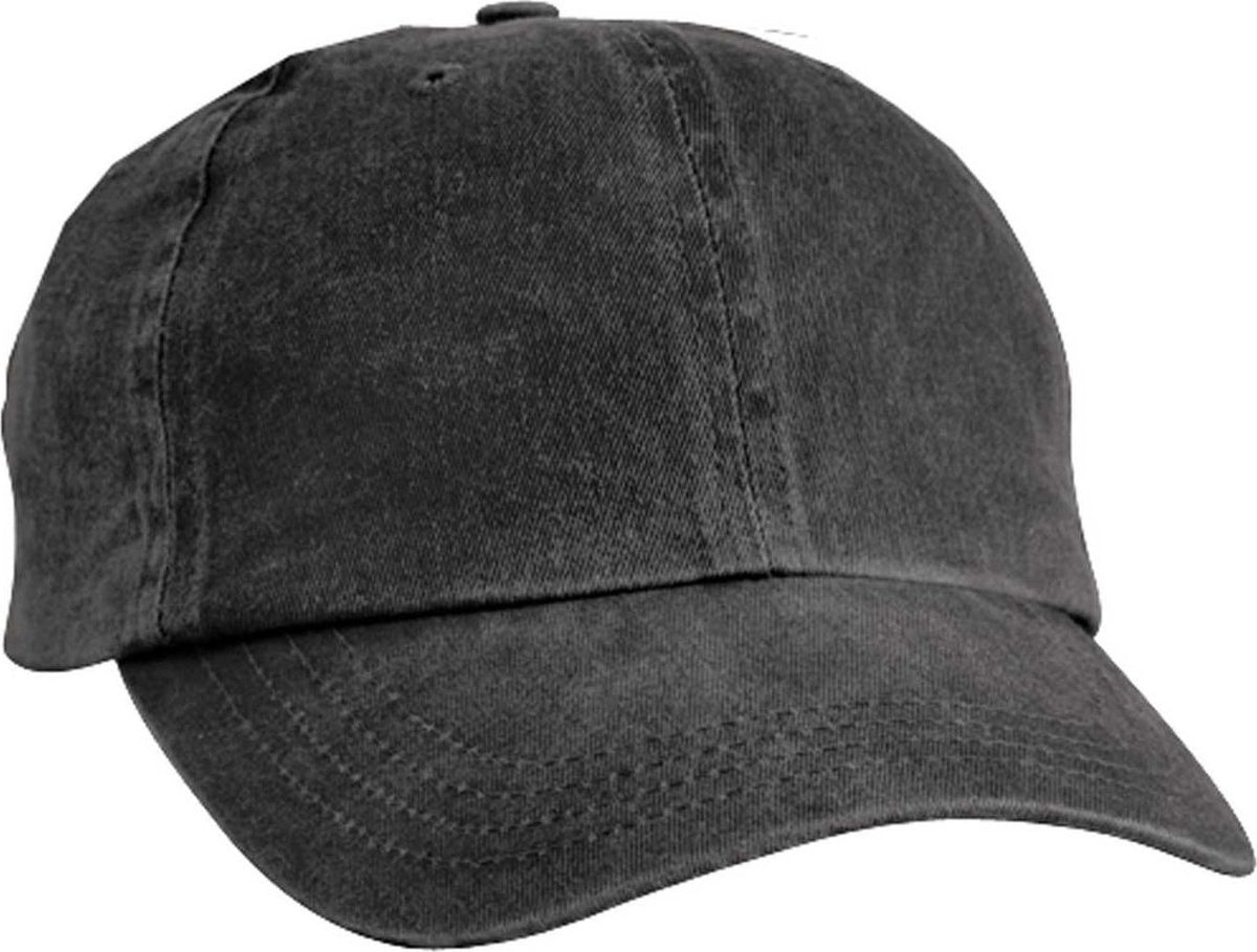 Port &amp; Company CP84 Pigment-Dyed Cap - Black - HIT a Double - 1