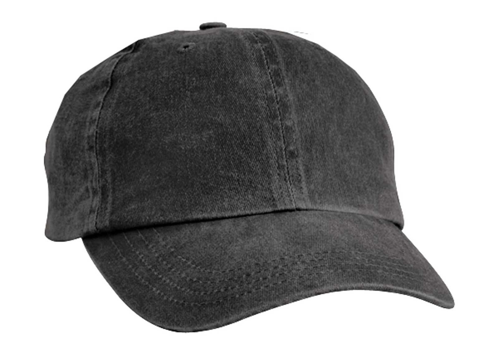 Port & Company CP84 Pigment-Dyed Cap - Black - HIT a Double - 1
