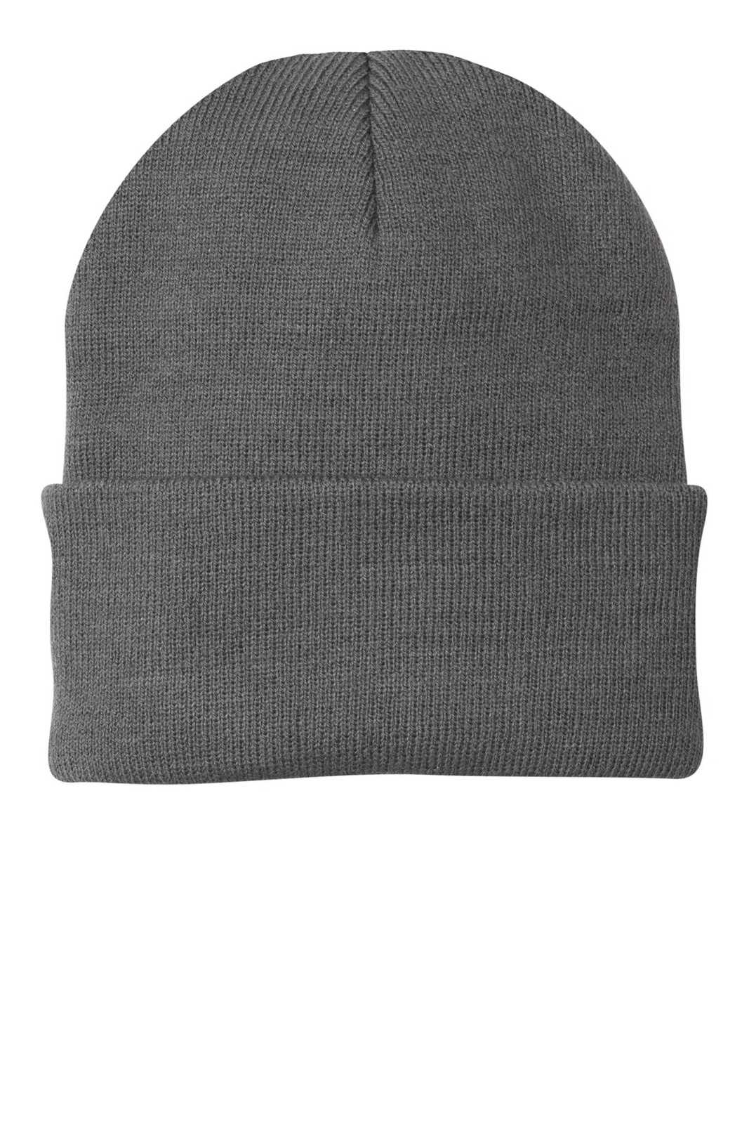 Port & Company CP90 Knit Cap with Cuff - Athletic Oxford - HIT a Double - 1