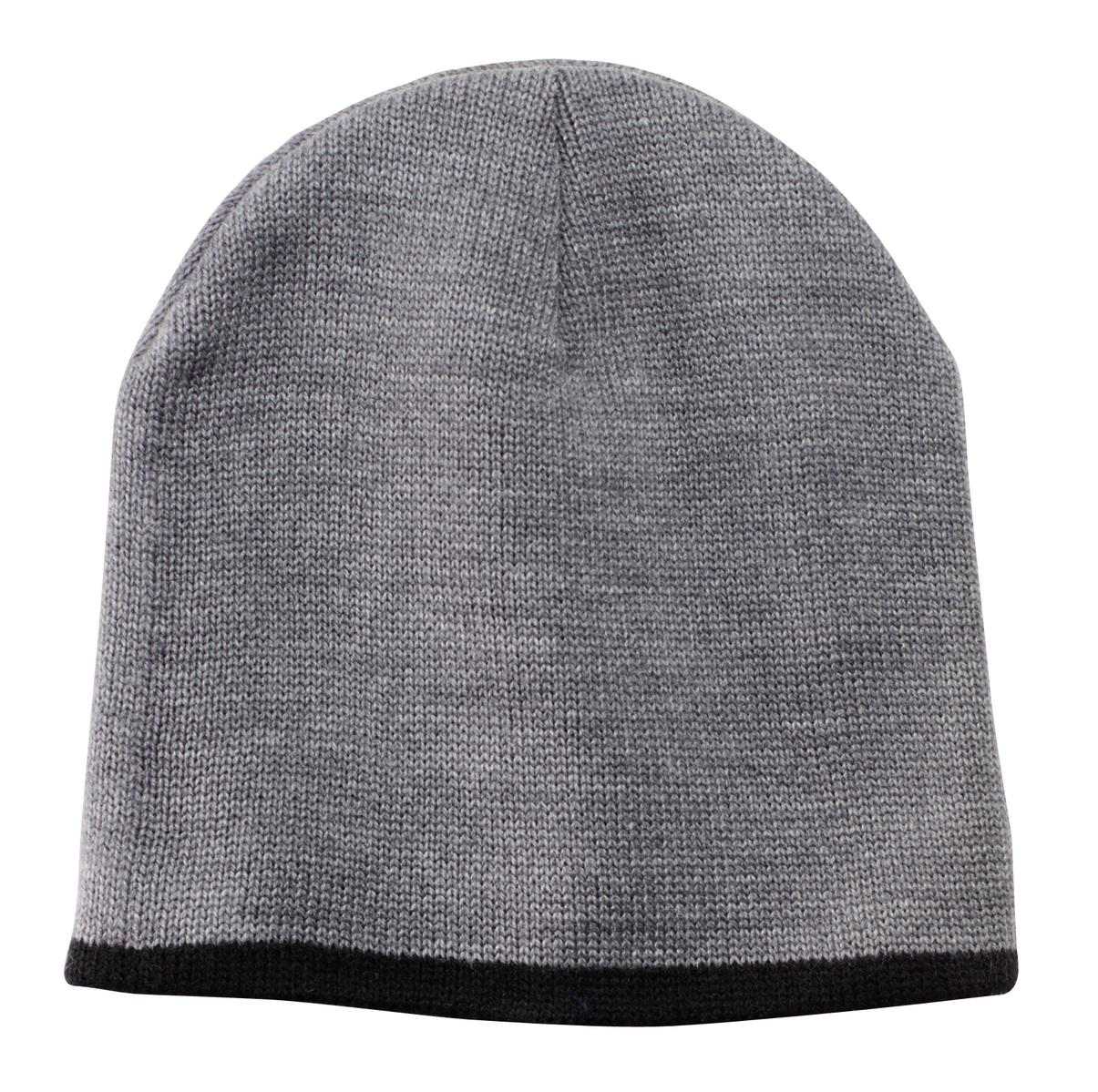 Port & Company CP91 Beanie Cap - Athletic Oxford Black - HIT a Double - 1