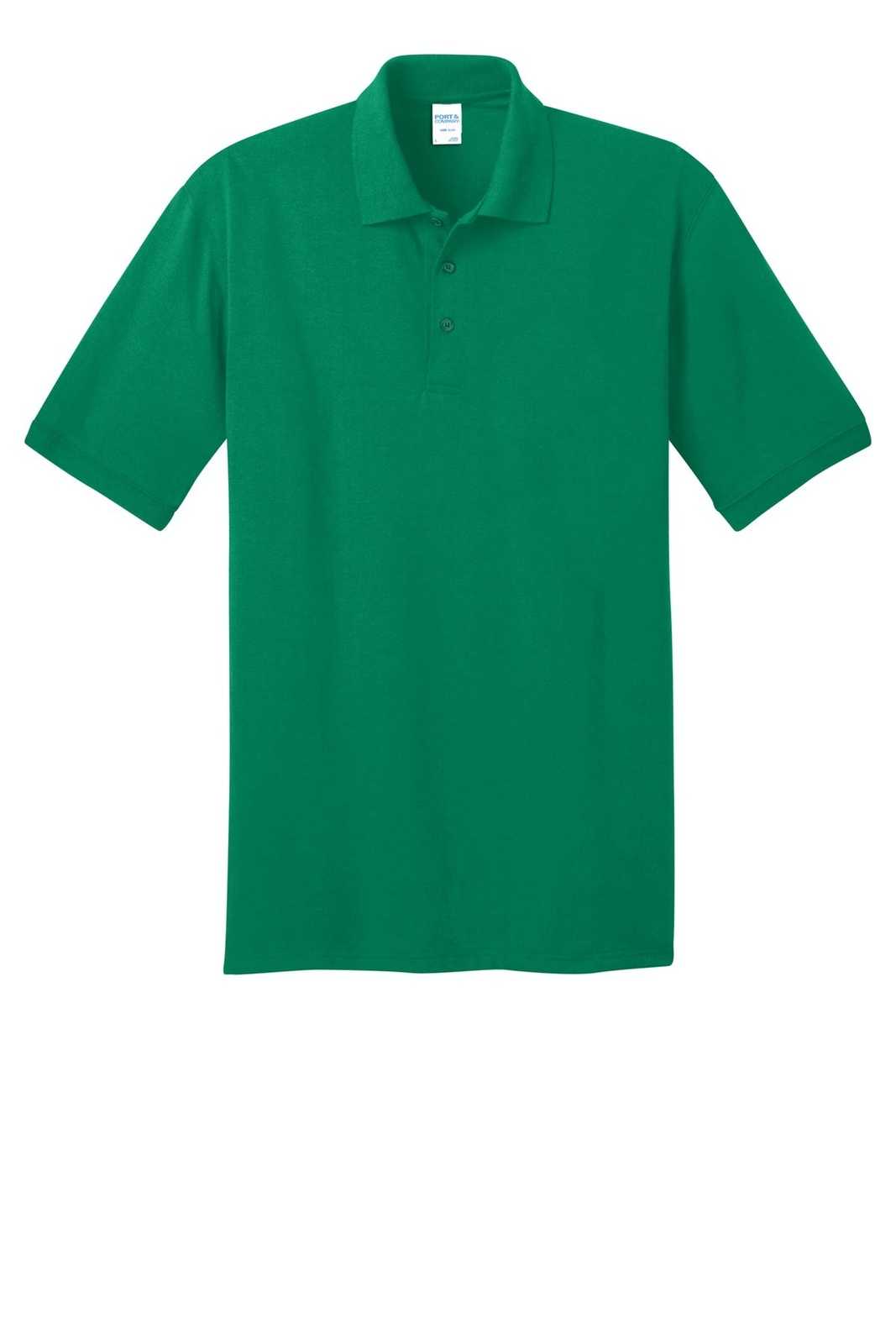 Port &amp; Company KP55 Core Blend Jersey Knit Polo - Kelly - HIT a Double - 5