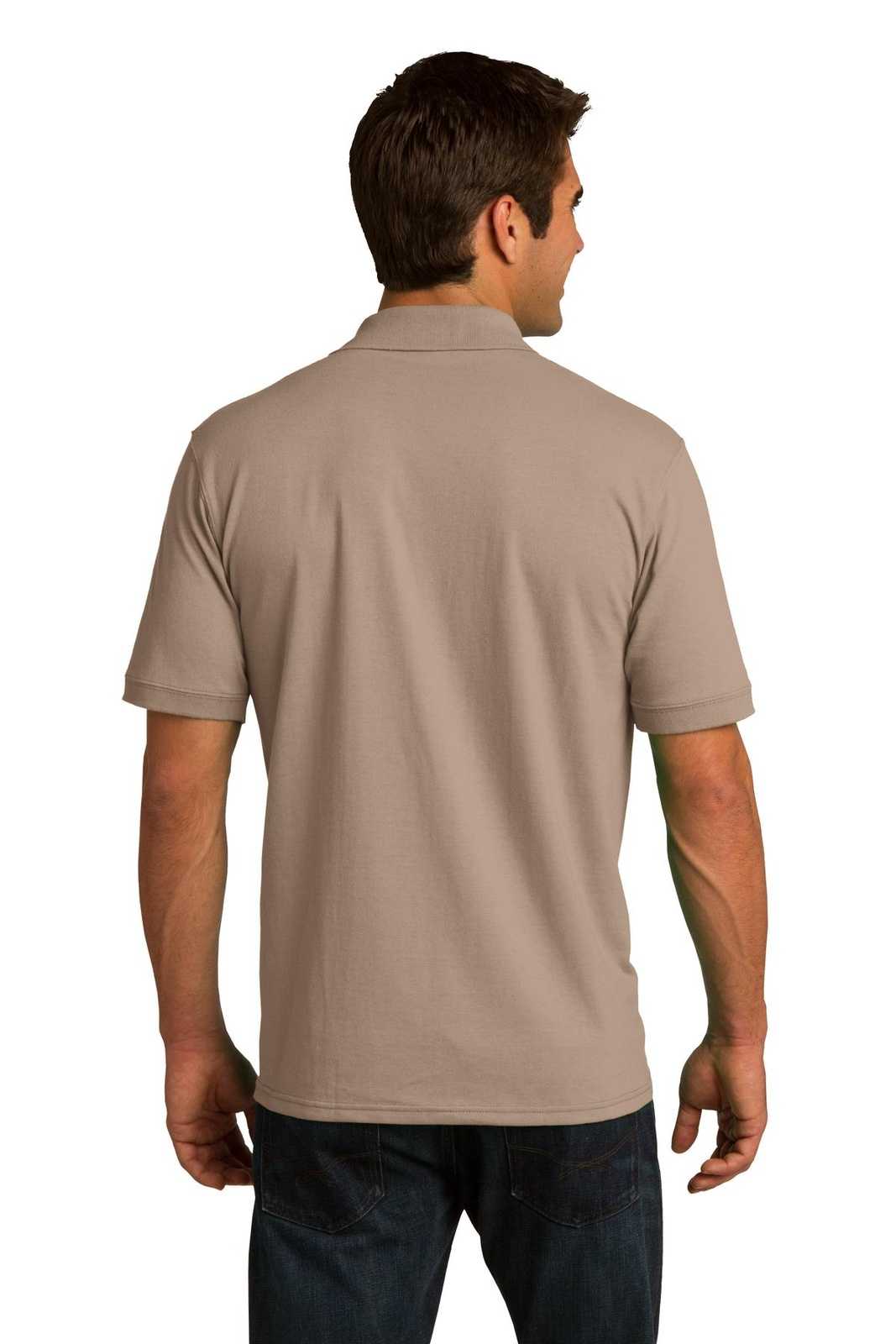 Port &amp; Company KP55 Core Blend Jersey Knit Polo - Sand - HIT a Double - 2