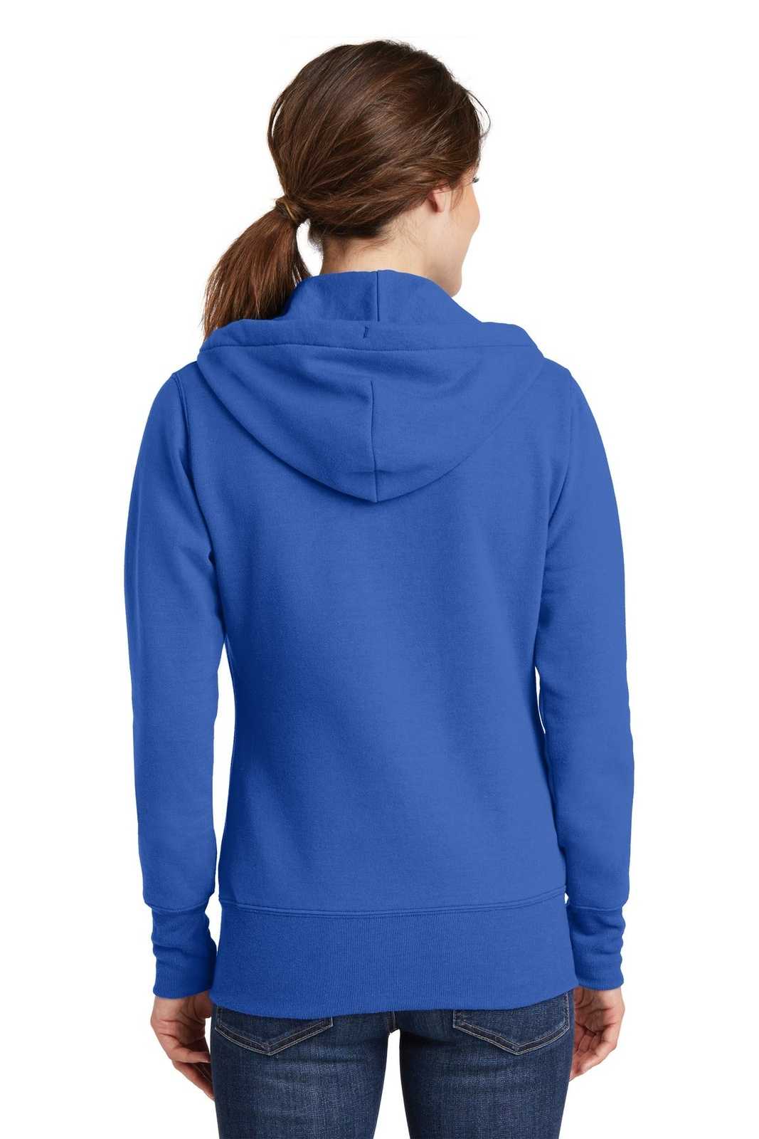 Port &amp; Company LPC78ZH Ladies Core Fleece Full-Zip Hooded Sweatshirt - Royal - HIT a Double - 2