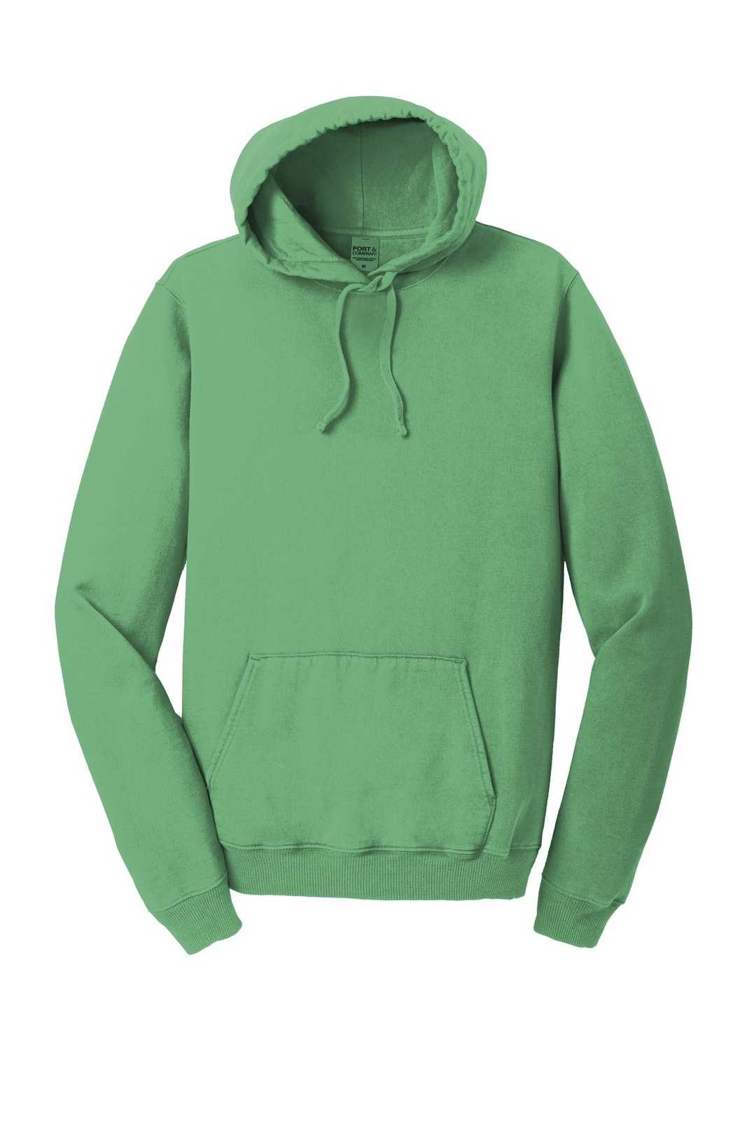 Port &amp; Company PC098H Beach Wash Garment-Dyed Pullover Hooded Sweatshirt - Safari - HIT a Double - 5