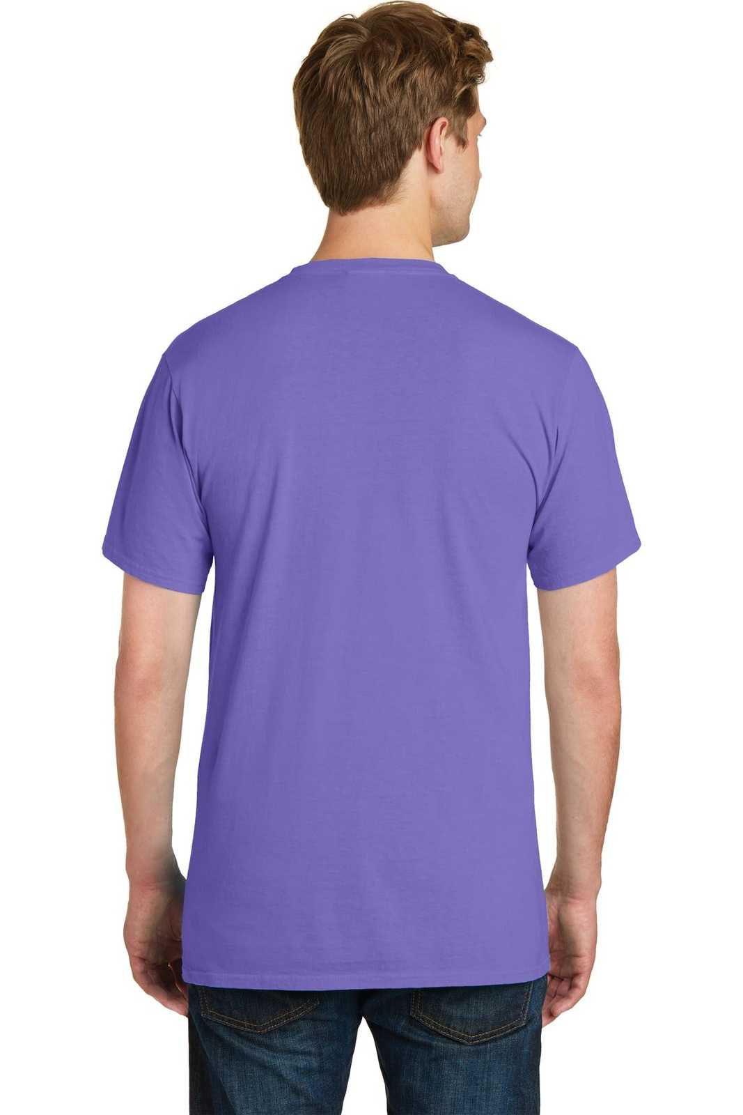 Port &amp; Company PC099P Beach Wash Garment-Dyed Pocket Tee - Amethyst - HIT a Double - 2