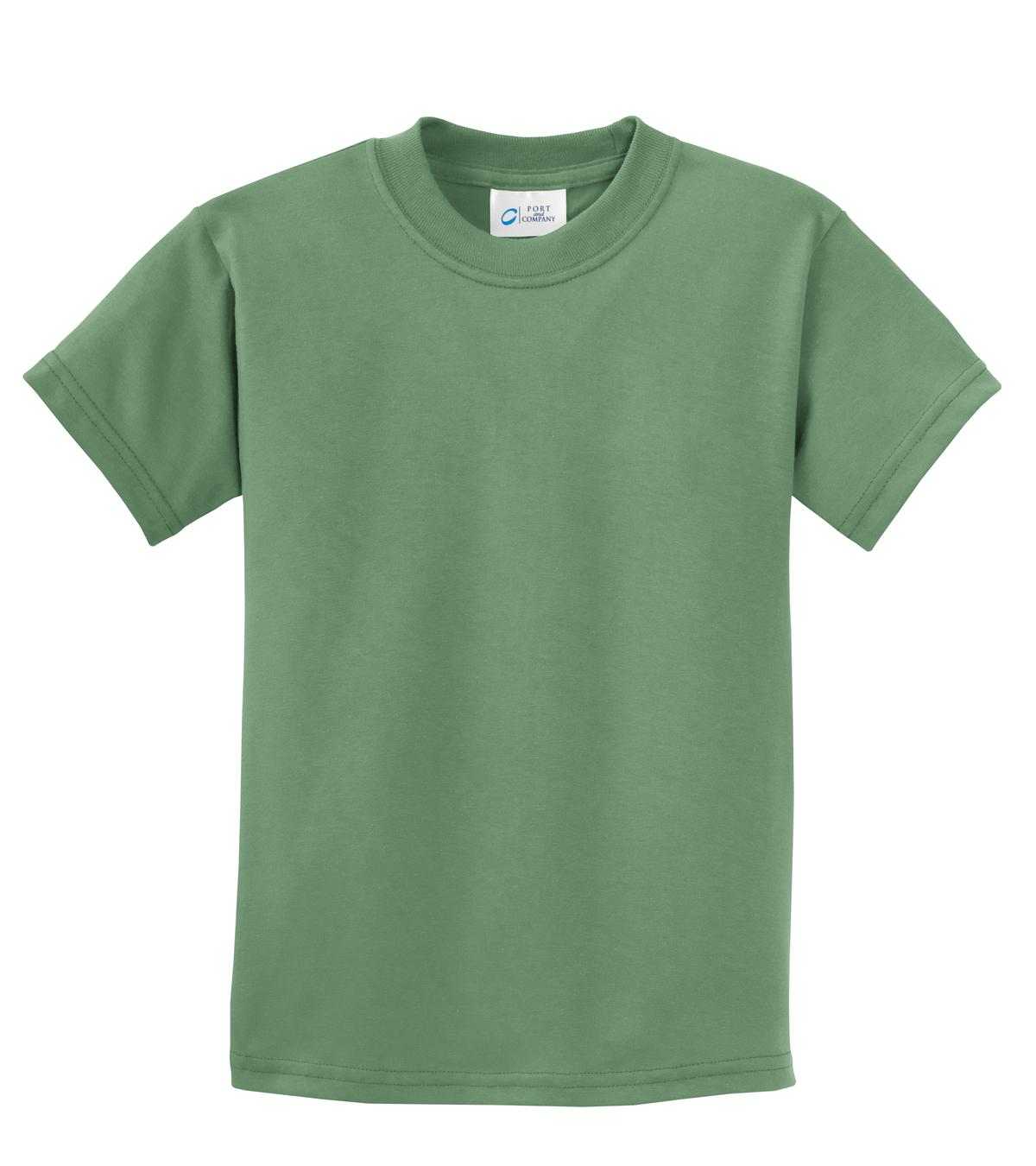 Port &amp; Company PC099Y Youth Beach Wash Garment-Dyed Tee - Safari - HIT a Double - 2
