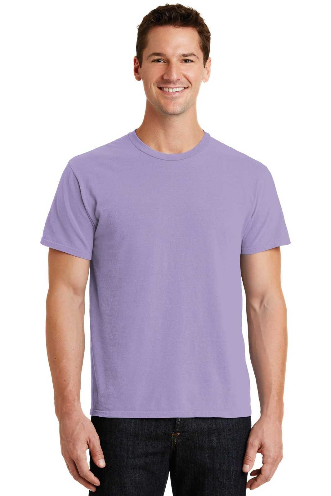 Port &amp; Company PC099 Beach Wash Garment-Dyed Tee - Amethyst - HIT a Double - 1