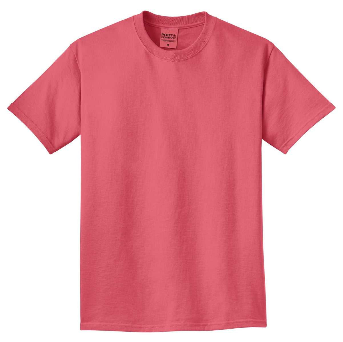 Port &amp; Company PC099 Beach Wash Garment-Dyed Tee - Fruit Punch - HIT a Double - 5