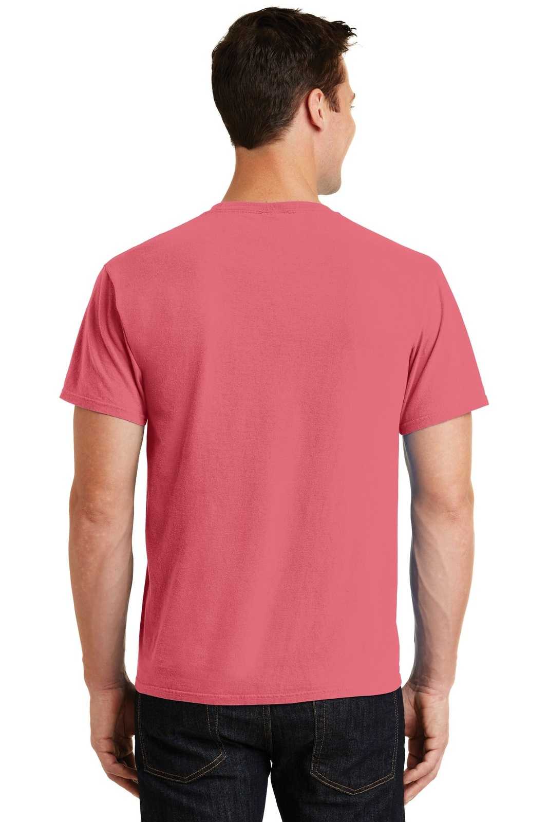 Port &amp; Company PC099 Beach Wash Garment-Dyed Tee - Fruit Punch - HIT a Double - 2