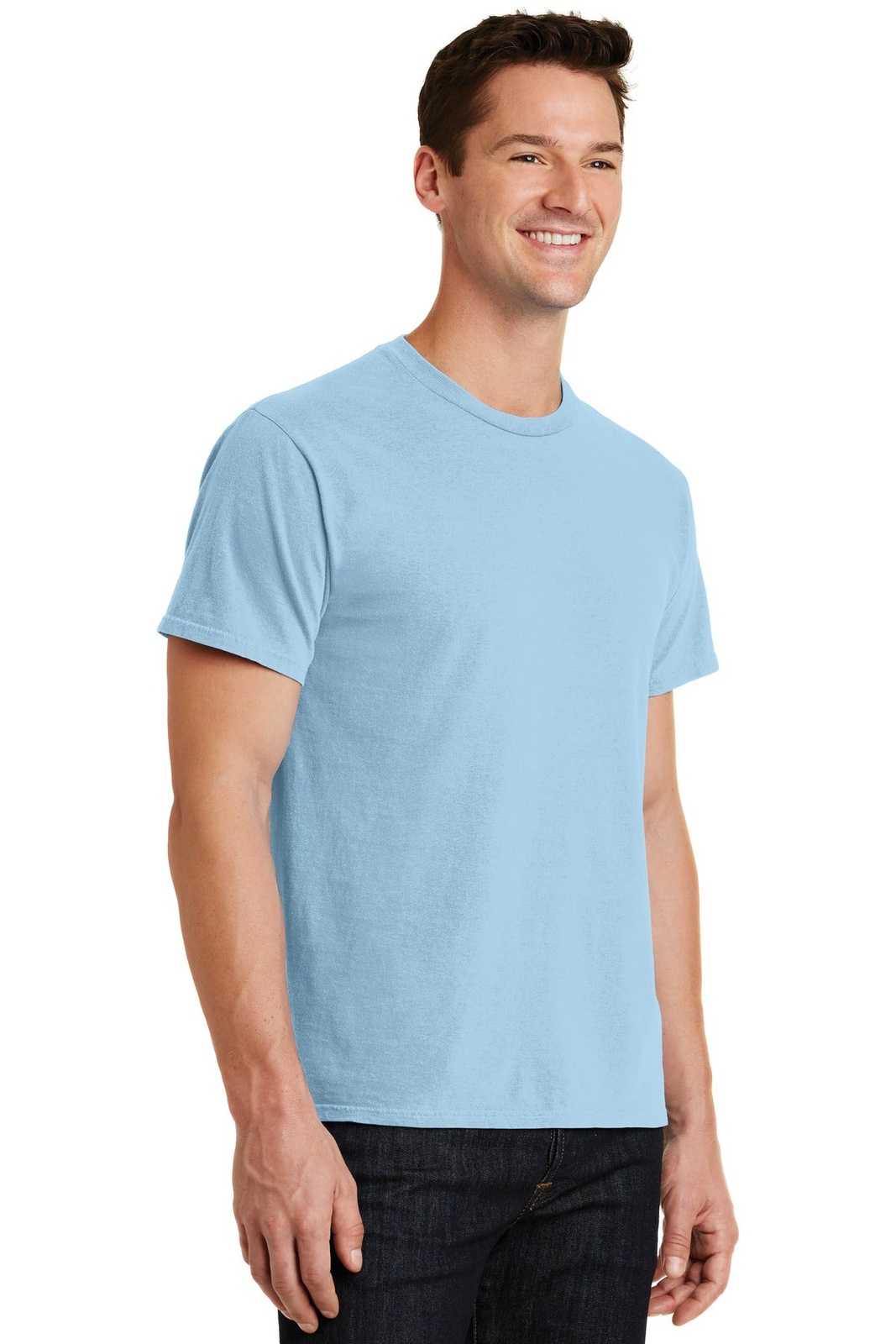 Port &amp; Company PC099 Beach Wash Garment-Dyed Tee - Glacier - HIT a Double - 4