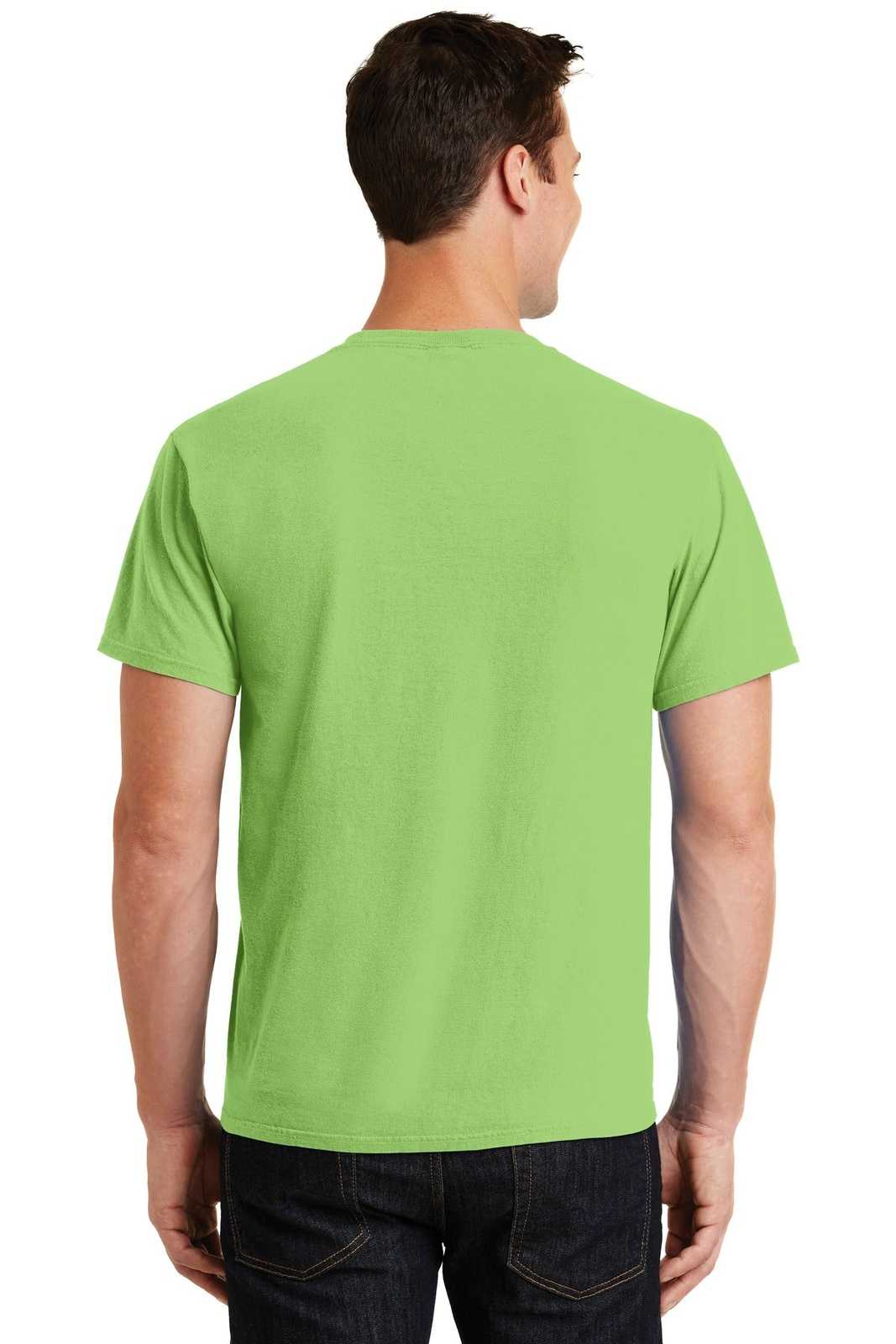 Port &amp; Company PC099 Beach Wash Garment-Dyed Tee - Limeaide - HIT a Double - 2
