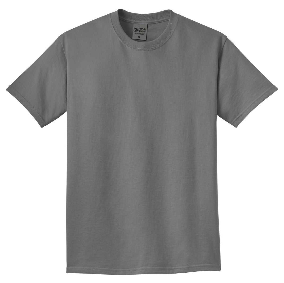 Port &amp; Company PC099 Beach Wash Garment-Dyed Tee - Pewter - HIT a Double - 5