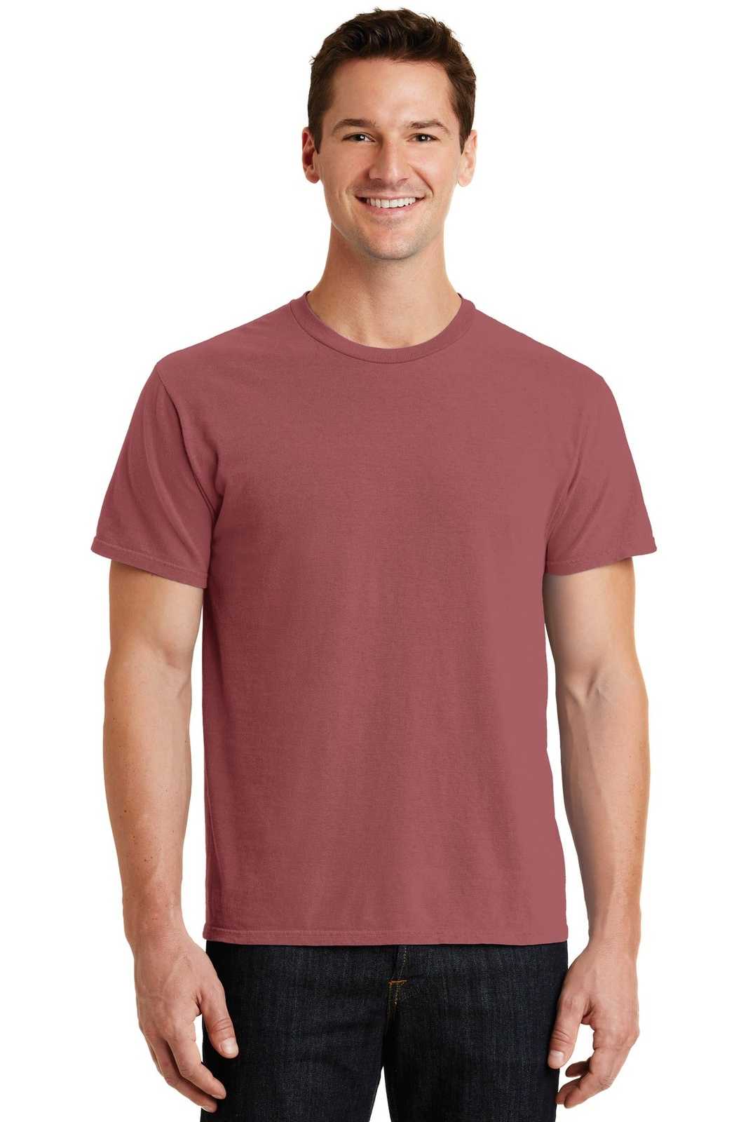 Port & Company PC099 Beach Wash Garment-Dyed Tee - Red Rock - HIT a Double - 1