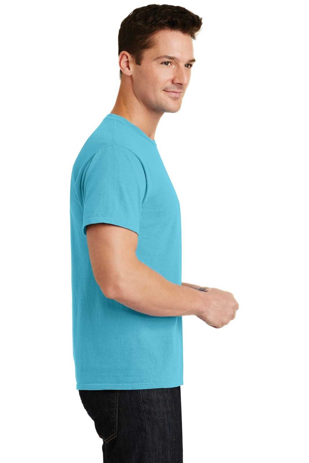 Port &amp; Company PC099 Beach Wash Garment-Dyed Tee - Tidal Wave - HIT a Double - 3