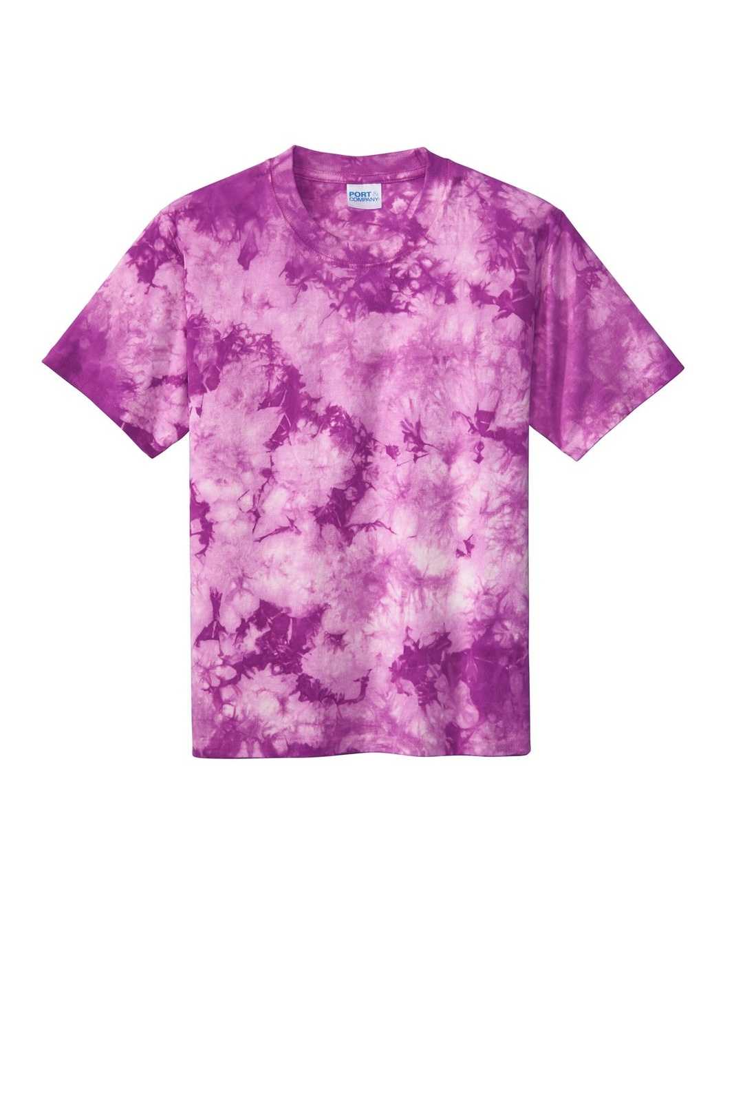 Port &amp; Company PC145Y Youth Crystal Tie-Dye Tee - Purple - HIT a Double - 2
