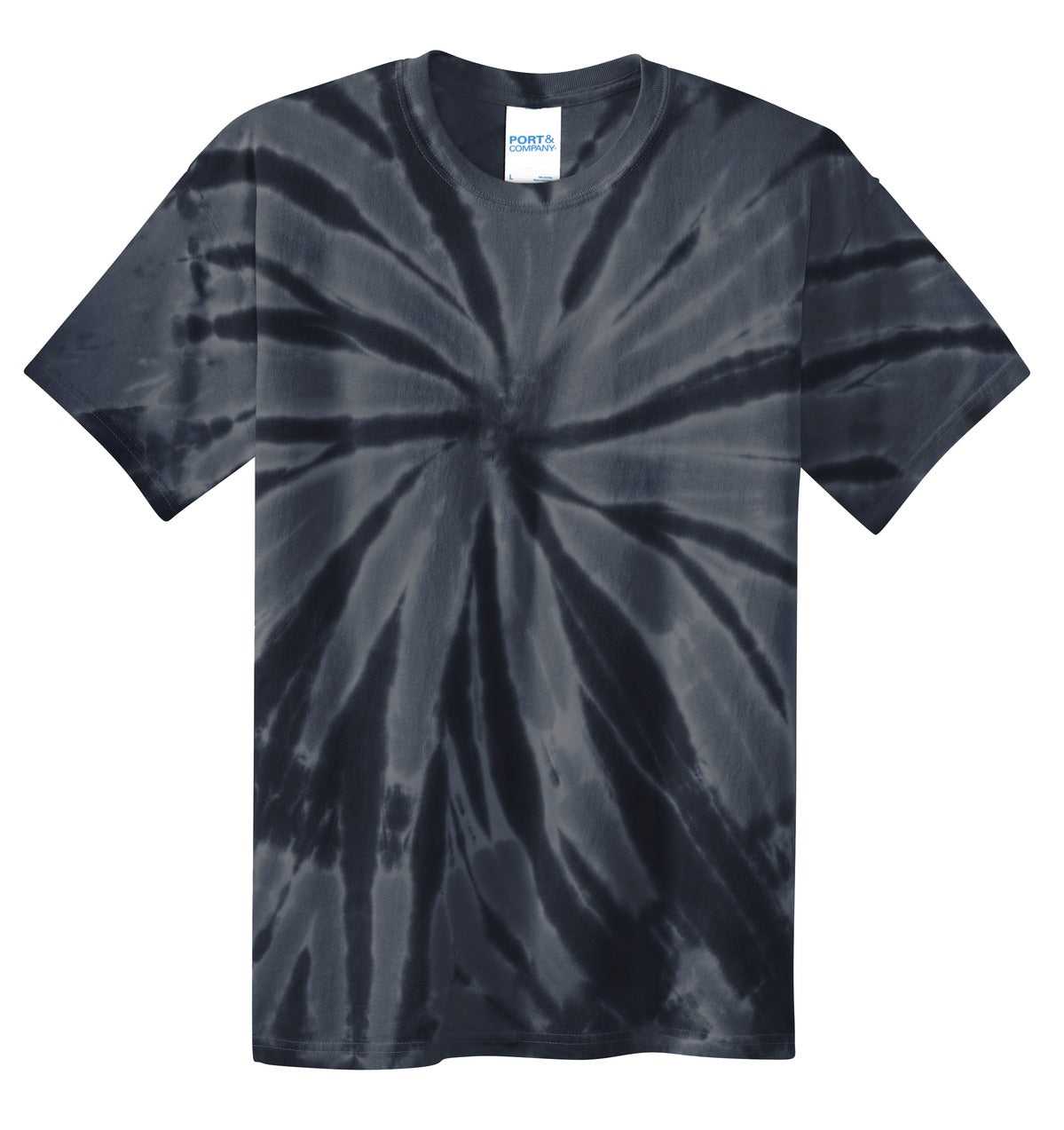 Port &amp; Company PC147Y Youth Tie-Dye Tee - Black - HIT a Double - 5
