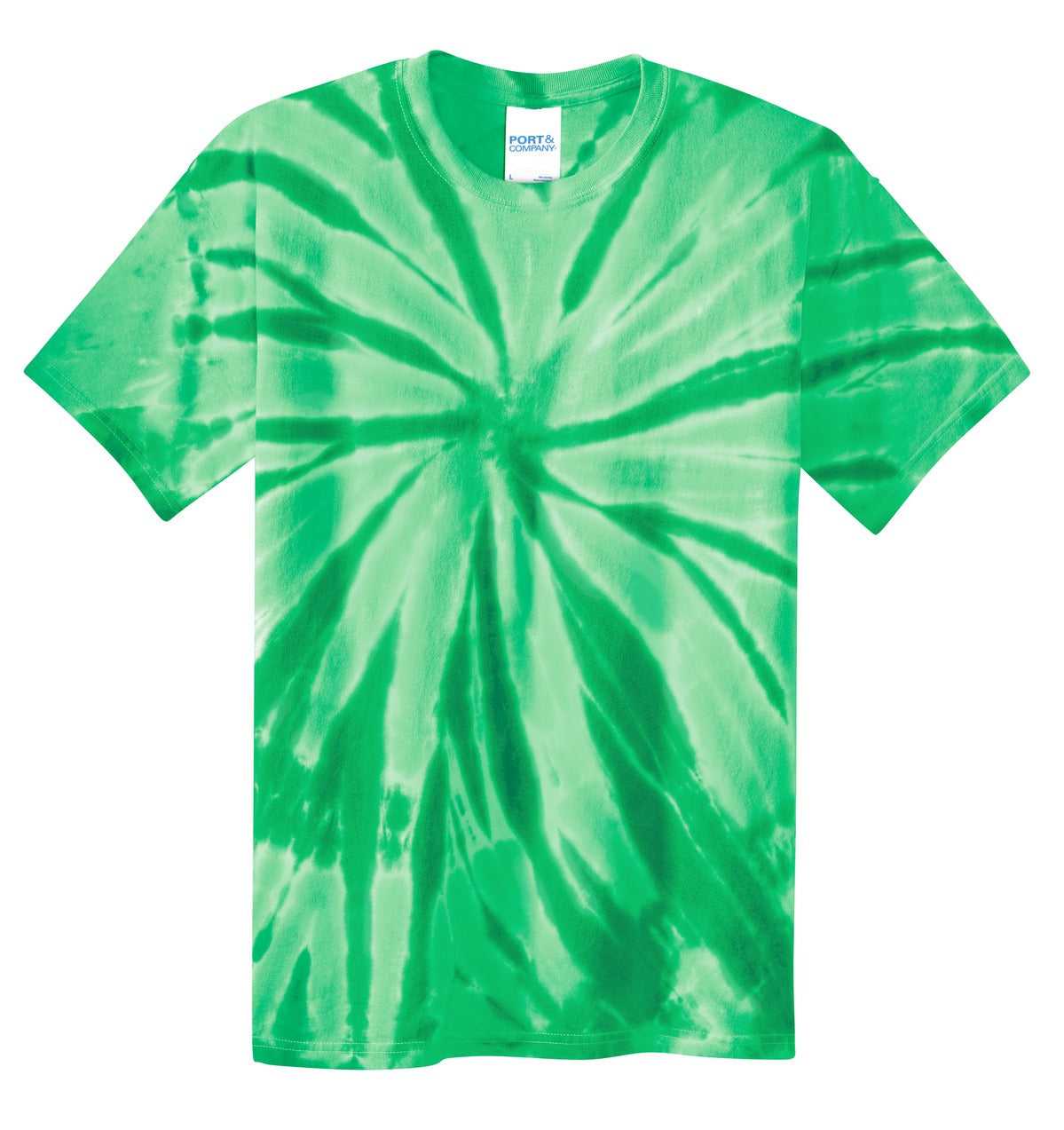 Port &amp; Company PC147Y Youth Tie-Dye Tee - Kelly - HIT a Double - 5