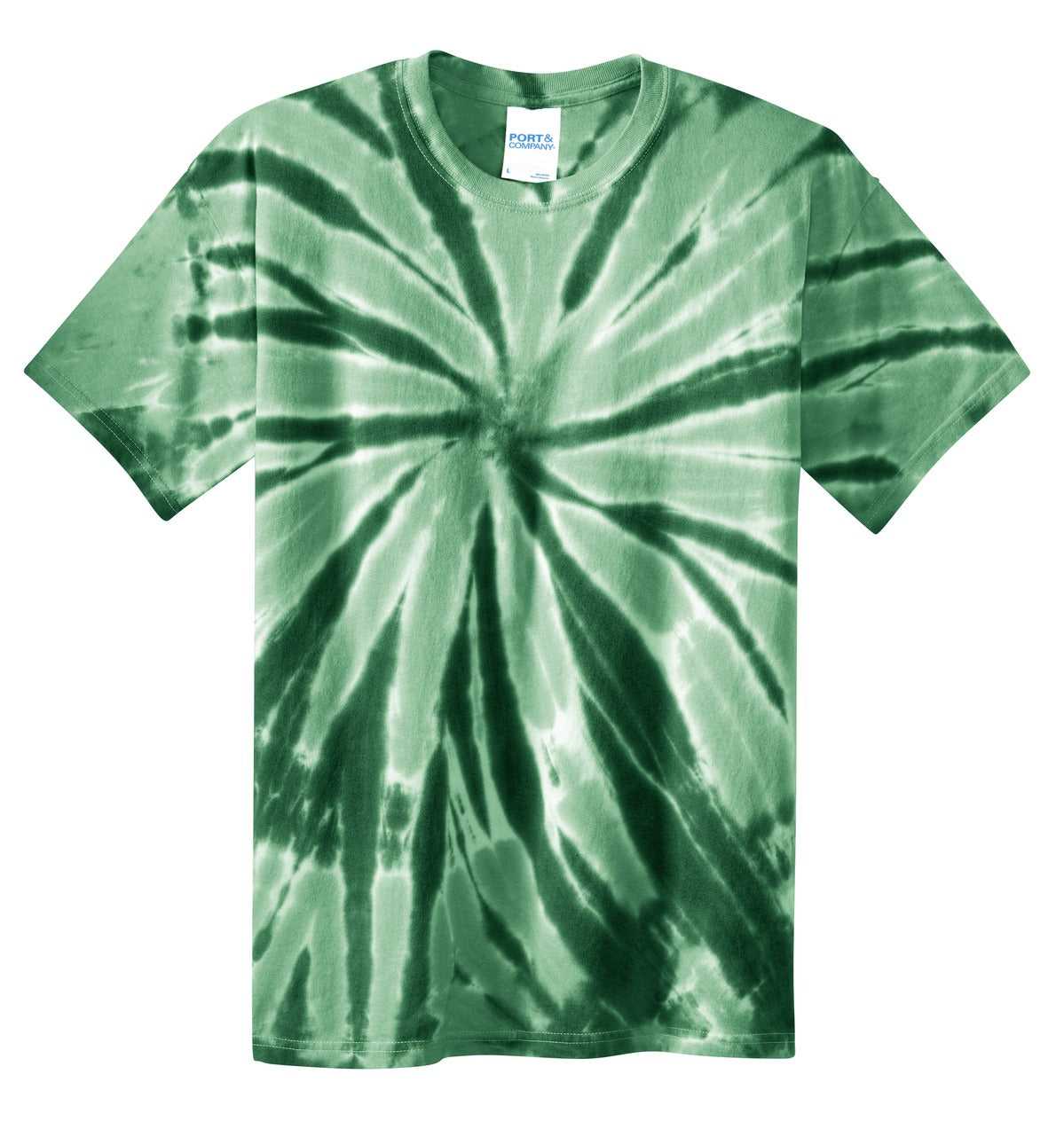 Port &amp; Company PC147 Tie-Dye Tee - Forest Green - HIT a Double - 5