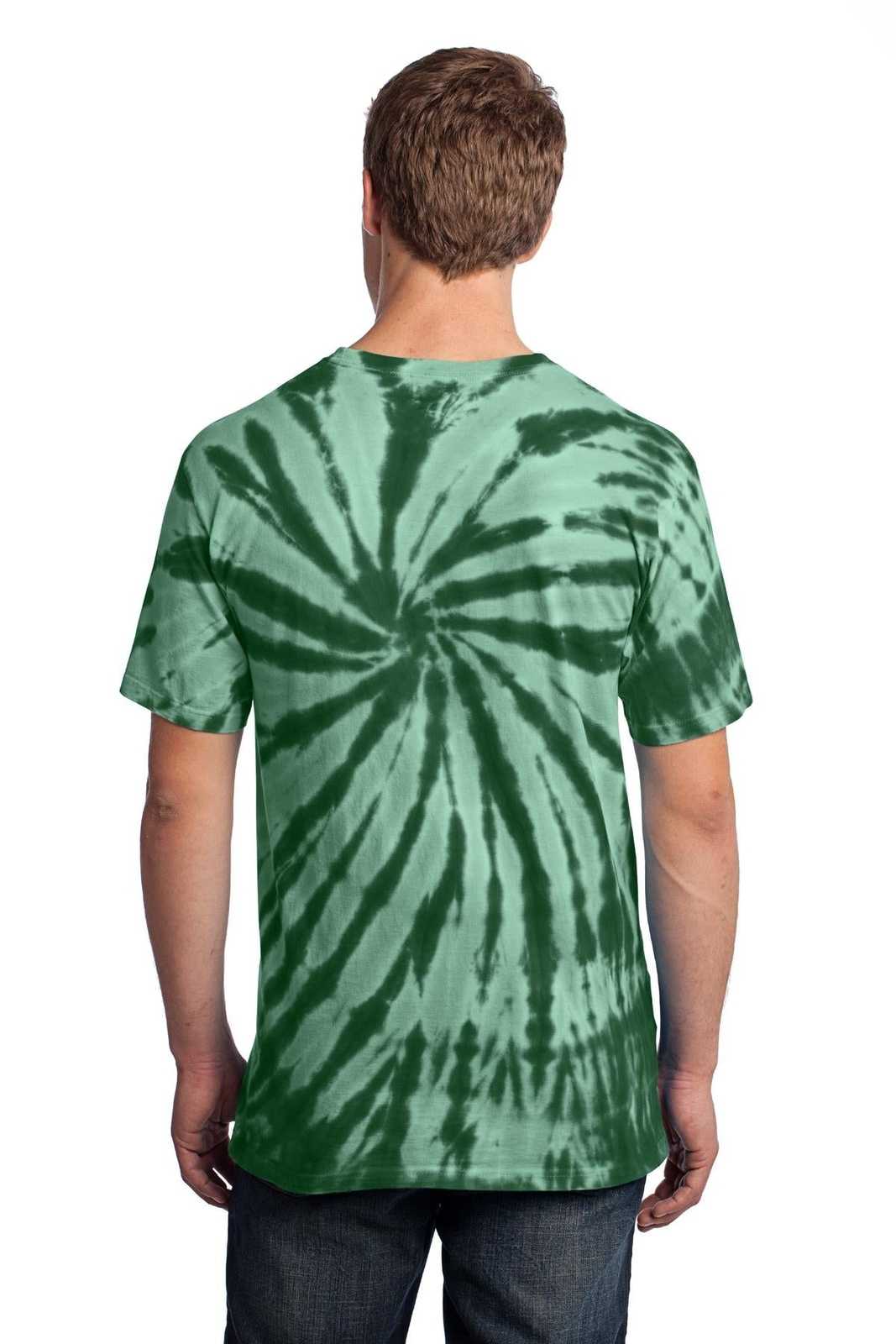 Port &amp; Company PC147 Tie-Dye Tee - Forest Green - HIT a Double - 2