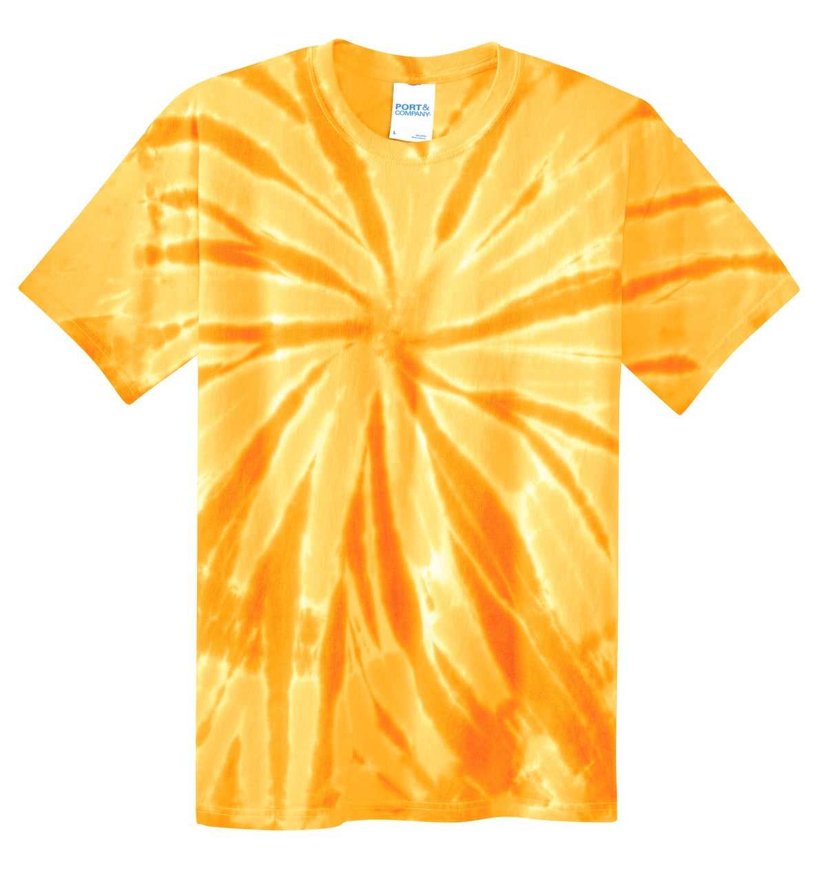 Port &amp; Company PC147 Tie-Dye Tee - Gold - HIT a Double - 5