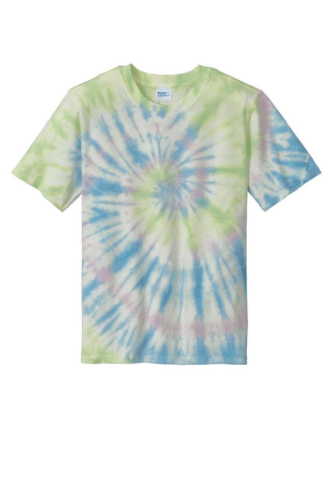 Port &amp; Company PC147 Tie-Dye Tee - Watercolor Spiral - HIT a Double - 5