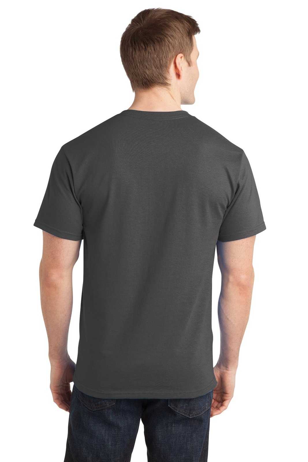 Port & Company PC150 Ring Spun Cotton Tee - Charcoal - HIT a Double - 1