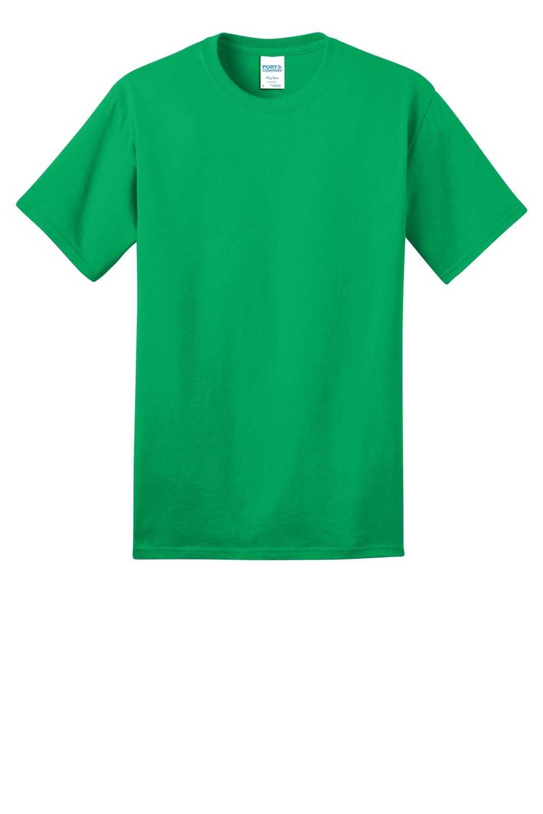 Port &amp; Company PC150 Ring Spun Cotton Tee - Clover Green - HIT a Double - 5