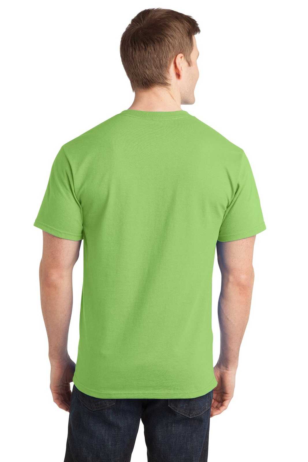 Port &amp; Company PC150 Ring Spun Cotton Tee - Lime - HIT a Double - 2