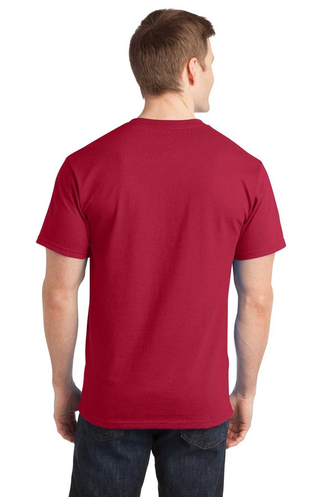 Port &amp; Company PC150 Ring Spun Cotton Tee - Red - HIT a Double - 2