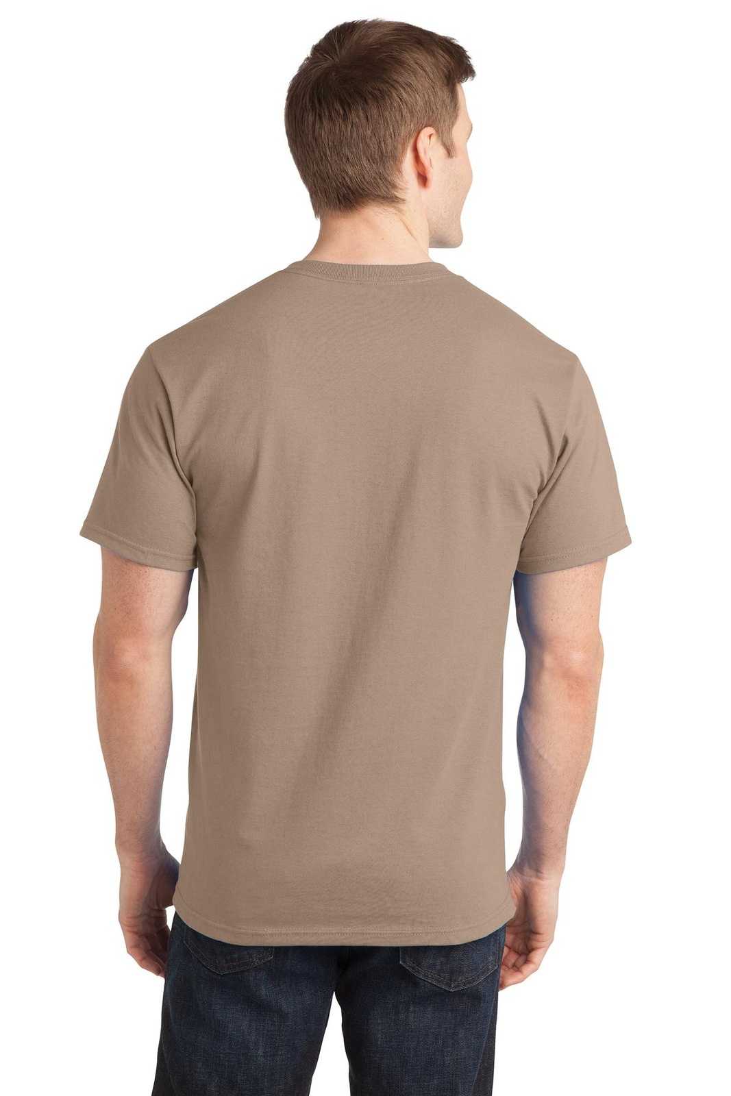 Port &amp; Company PC150 Ring Spun Cotton Tee - Sand - HIT a Double - 2