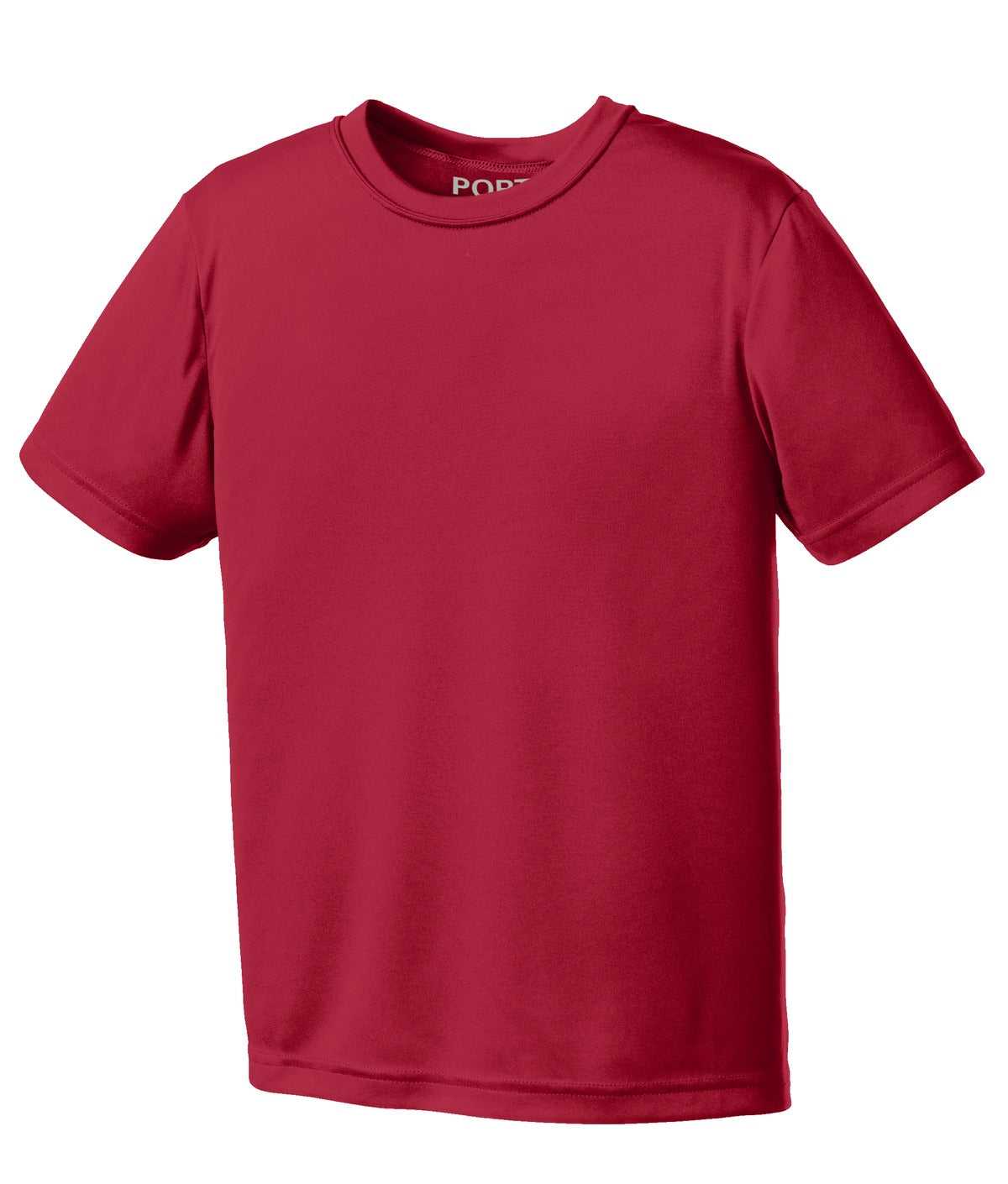 Port &amp; Company PC380Y Youth Performance Tee - Red - HIT a Double - 5