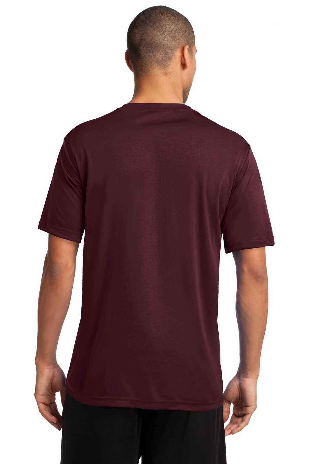 Port &amp; Company PC380 Performance Tee - Athletic Maroon - HIT a Double - 2