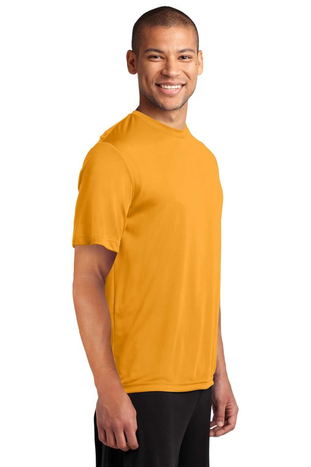 Port &amp; Company PC380 Performance Tee - Gold - HIT a Double - 4
