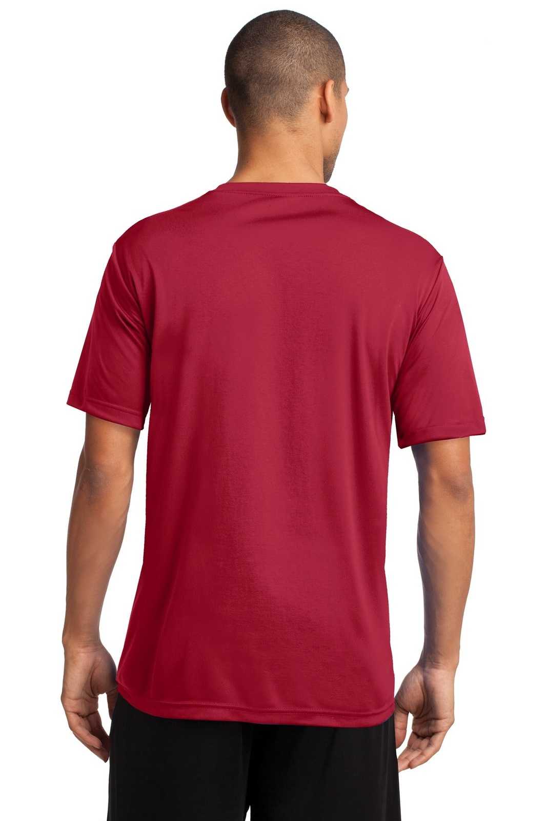 Port &amp; Company PC380 Performance Tee - Red - HIT a Double - 2