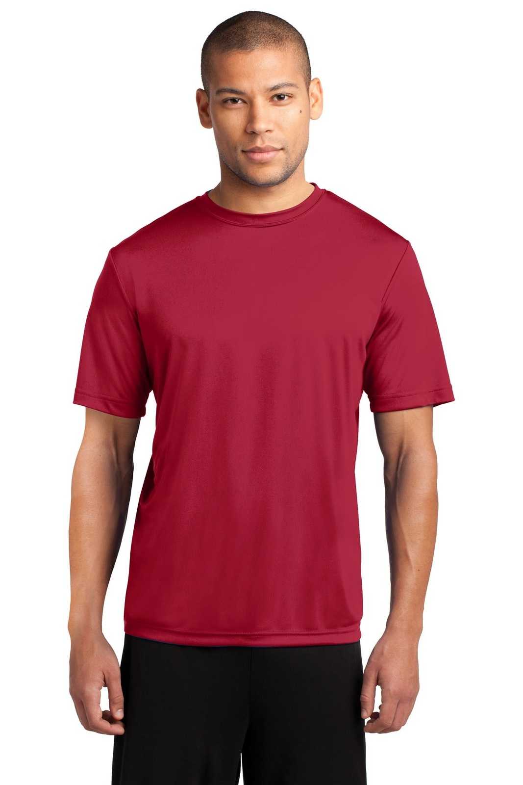 Port &amp; Company PC380 Performance Tee - Red - HIT a Double - 1