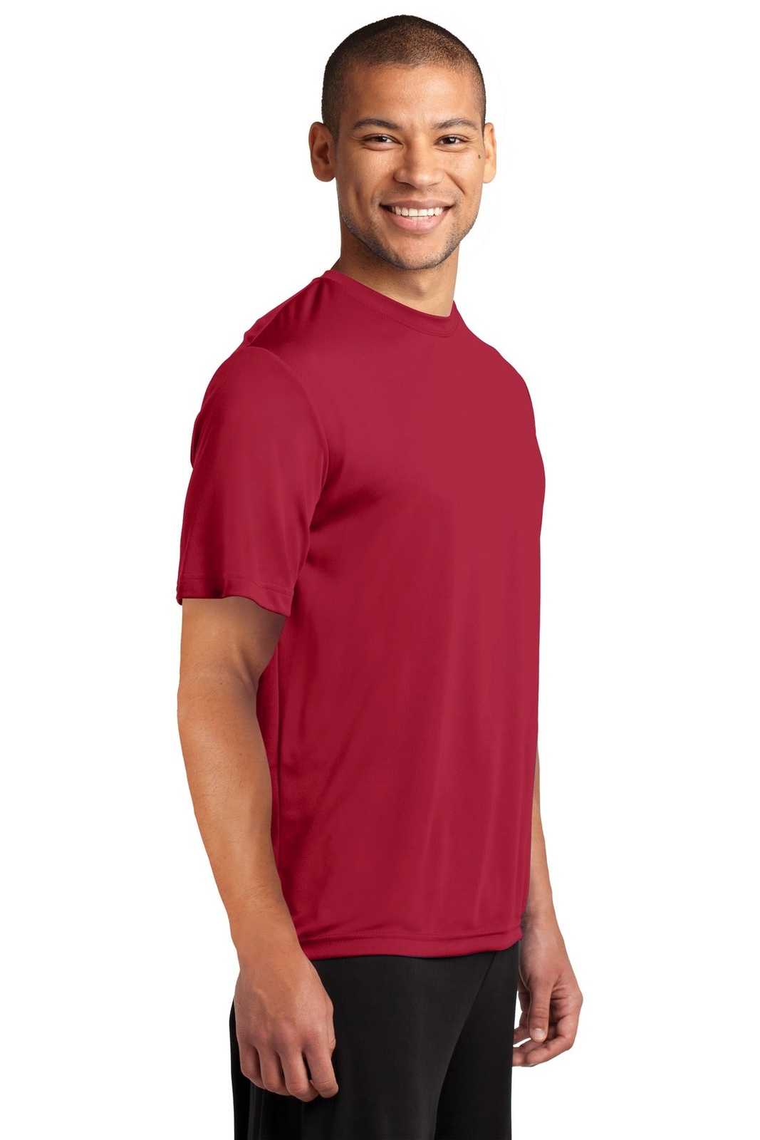 Port &amp; Company PC380 Performance Tee - Red - HIT a Double - 4