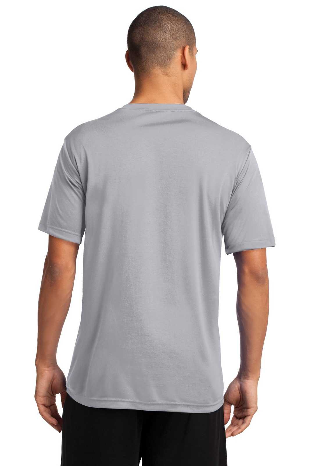 Port &amp; Company PC380 Performance Tee - Silver - HIT a Double - 2