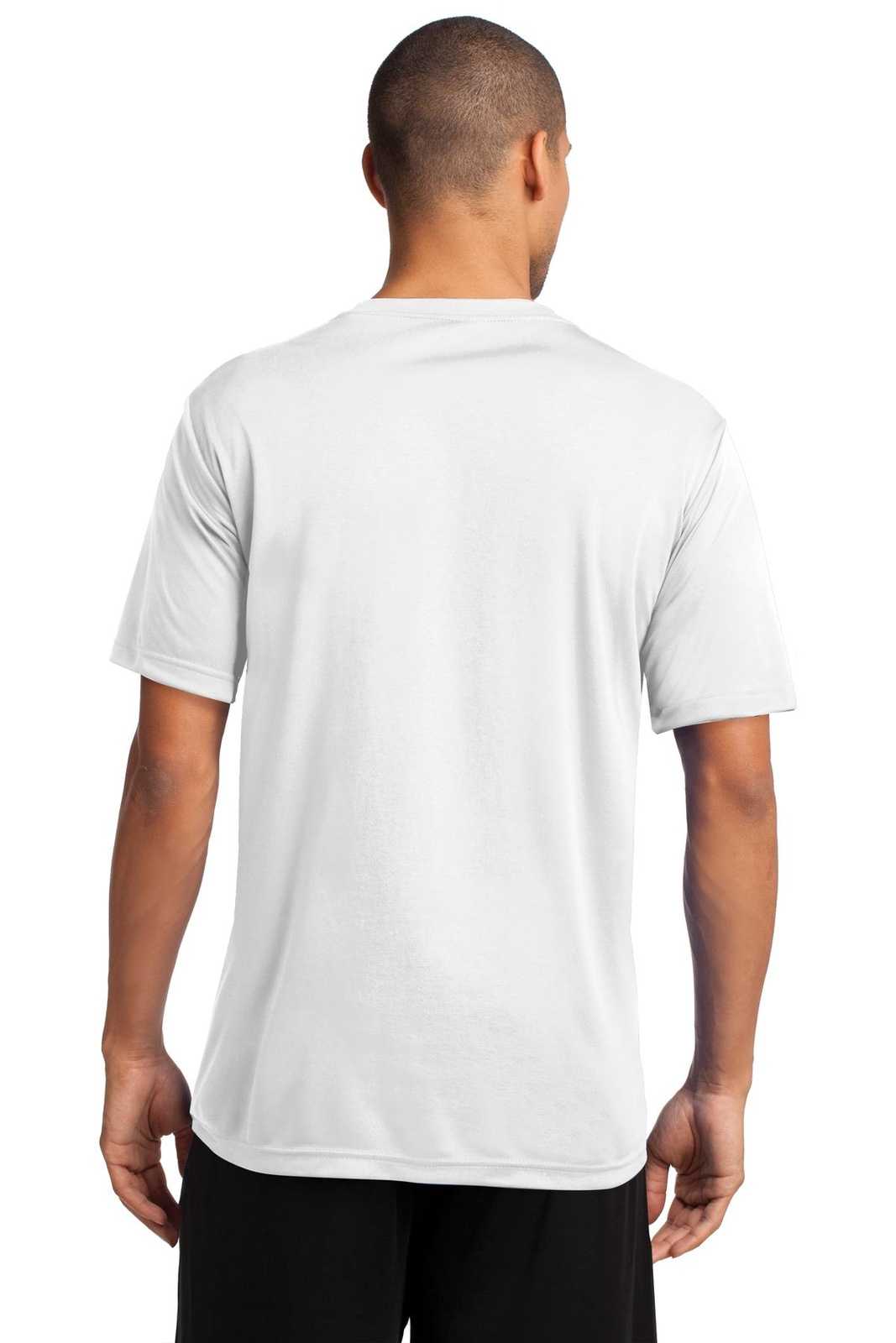 Port &amp; Company PC380 Performance Tee - White - HIT a Double - 2