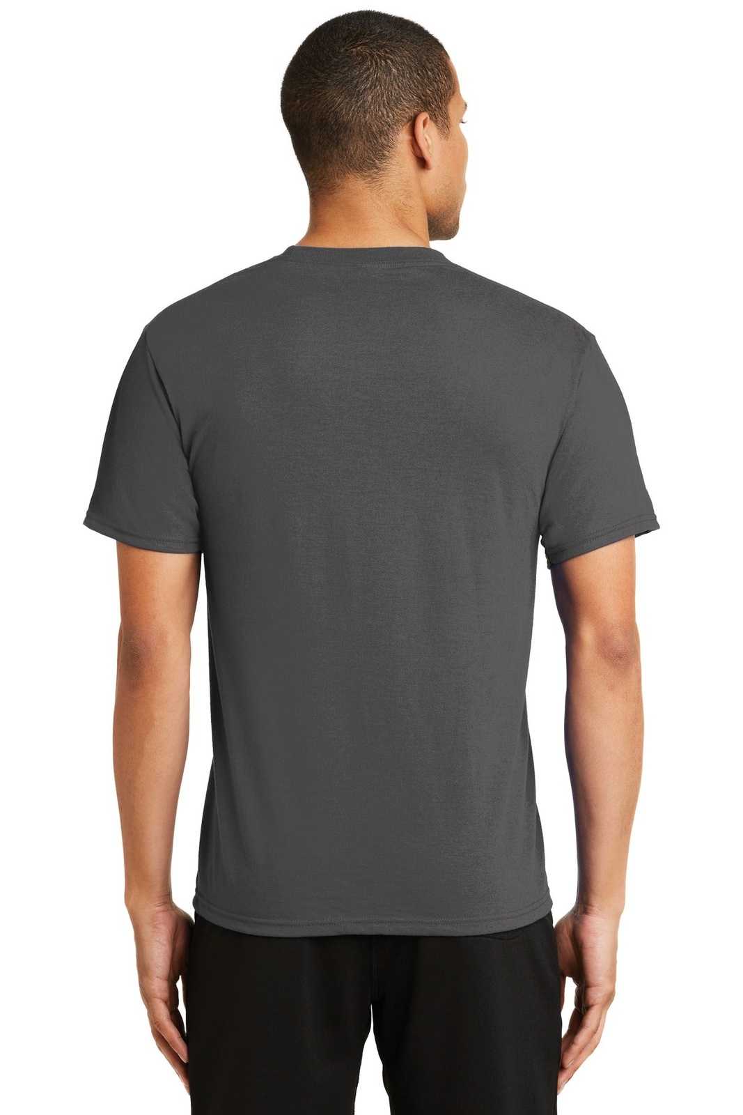 Port & Company PC381 Performance Blend Tee - Charcoal - HIT a Double - 1