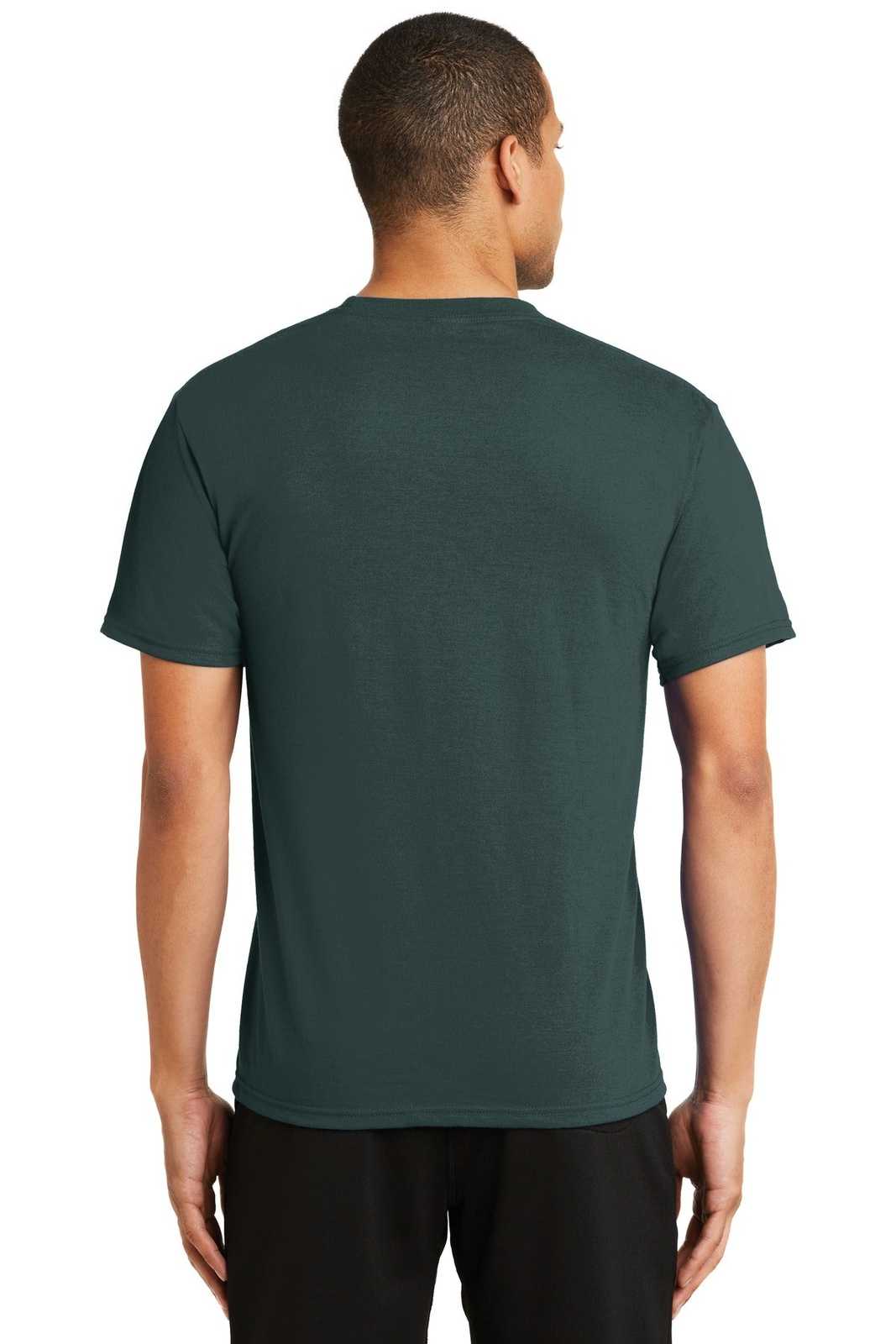Port &amp; Company PC381 Performance Blend Tee - Dark Green - HIT a Double - 2