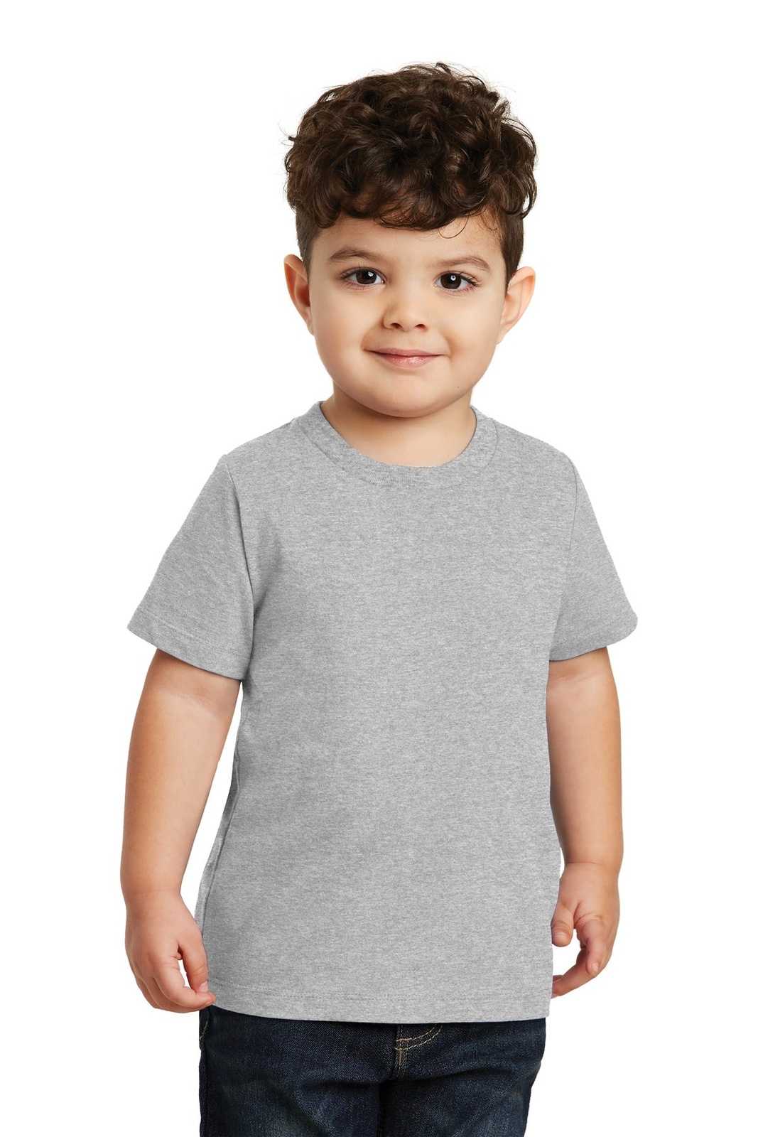 Port &amp; Company PC450TD Toddler Fan Favorite Tee - Athletic Heather - HIT a Double - 1