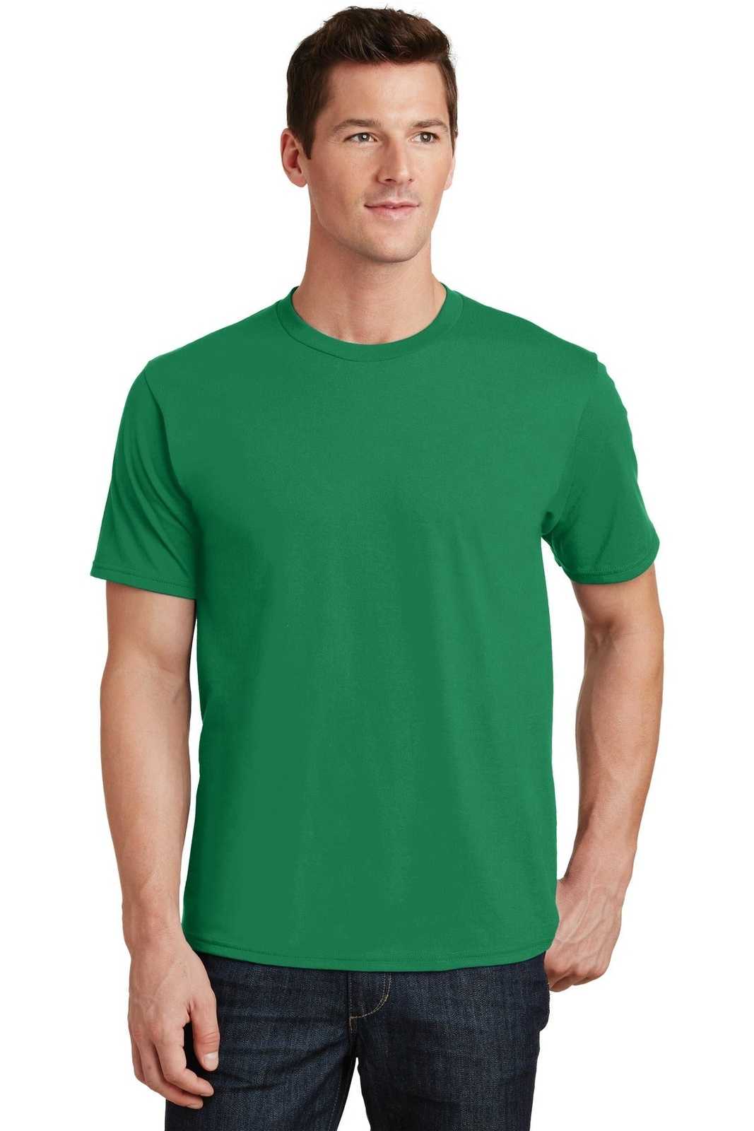 Port &amp; Company PC450 Fan Favorite Tee - Athletic Kelly - HIT a Double - 1