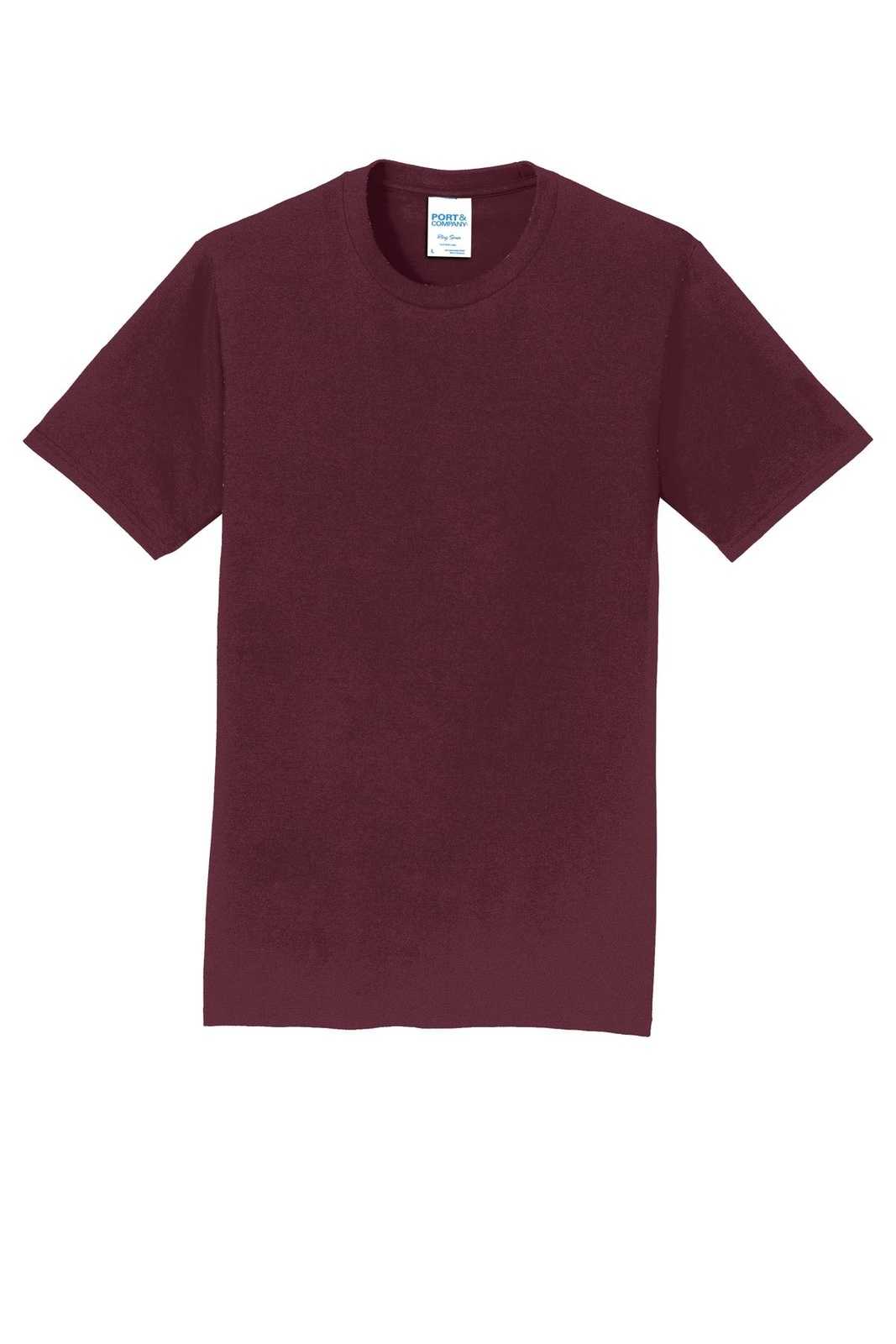 Port &amp; Company PC450 Fan Favorite Tee - Athletic Maroon - HIT a Double - 5
